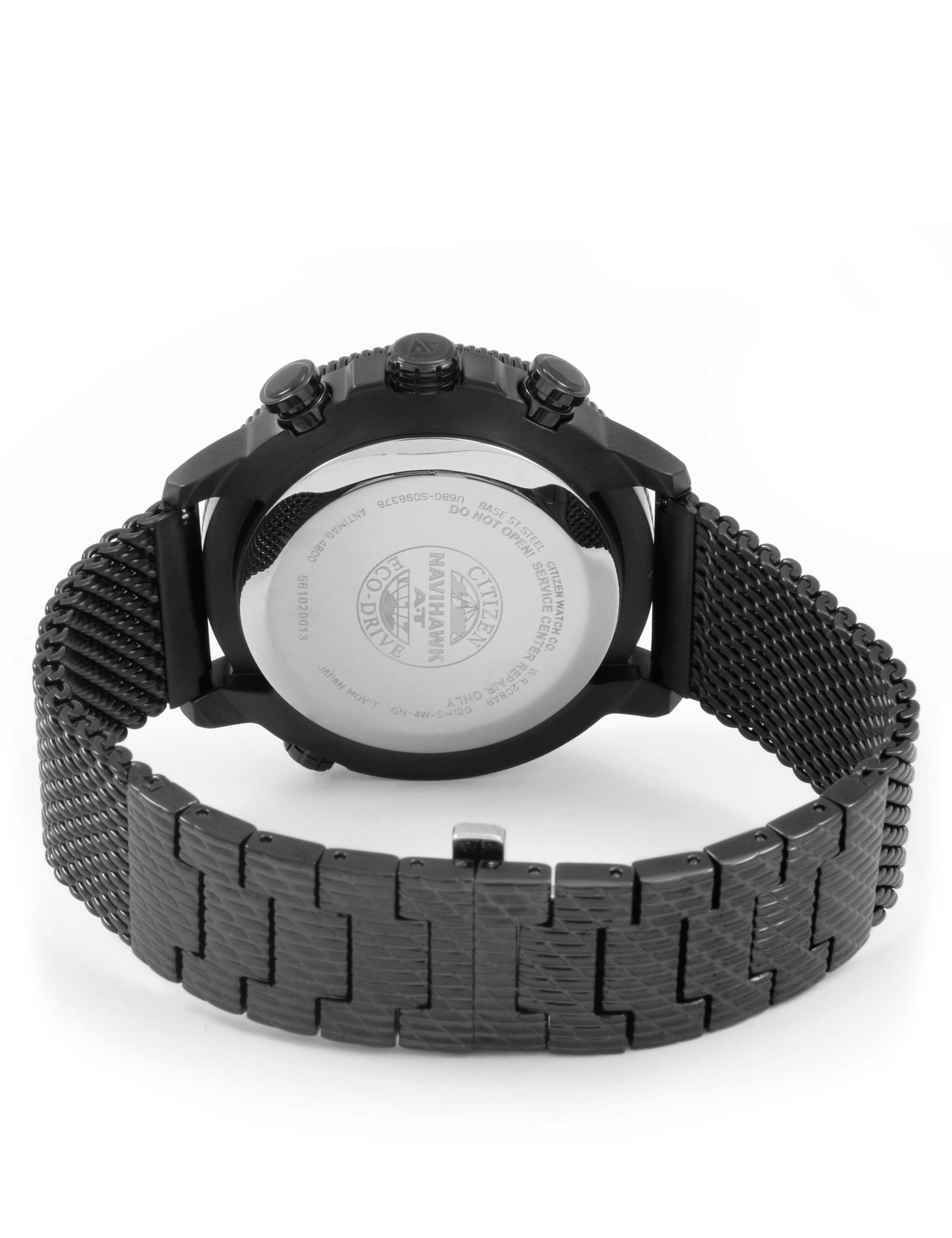 Citizen Navihawk World Time Stainless Steel Chronograph Watch 3 of 6