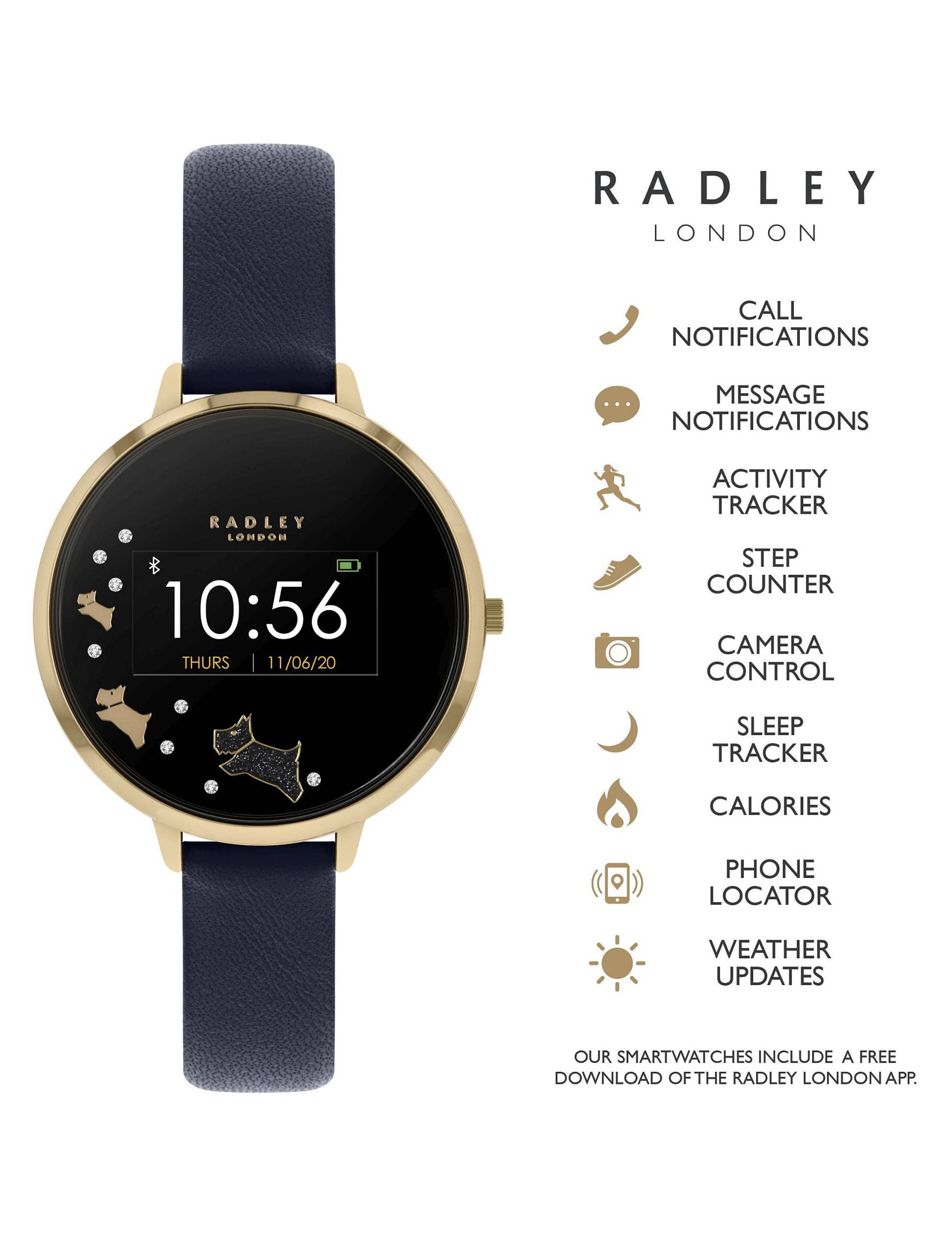 Radley Series 3 Activity Tracker Navy Smartwatch 4 of 4