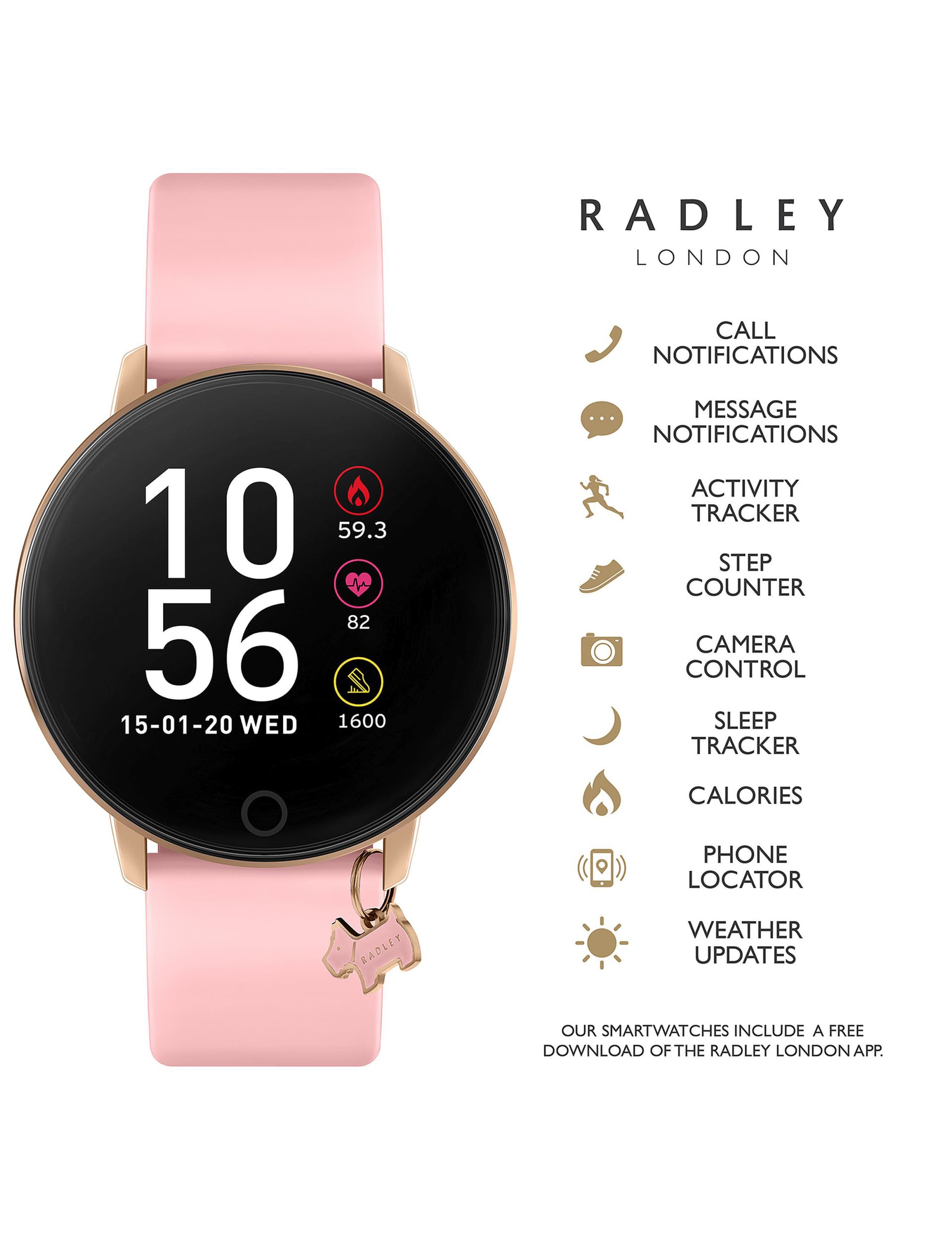 Radley Smart Series 5 Activity Tracker Pink Smartwatch 2 of 4