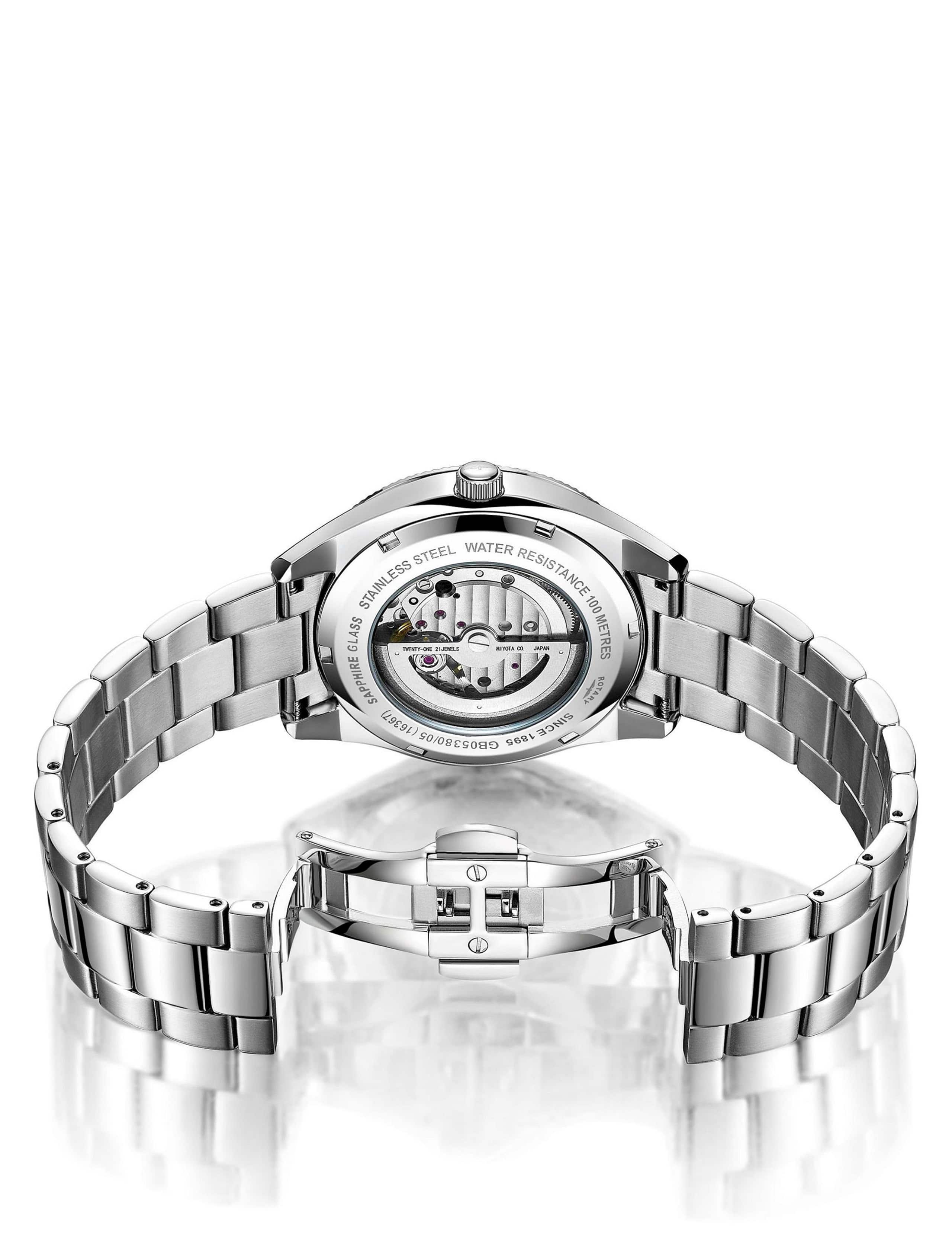 Rotary Henley Day And Date Stainless Steel Watch 4 of 6