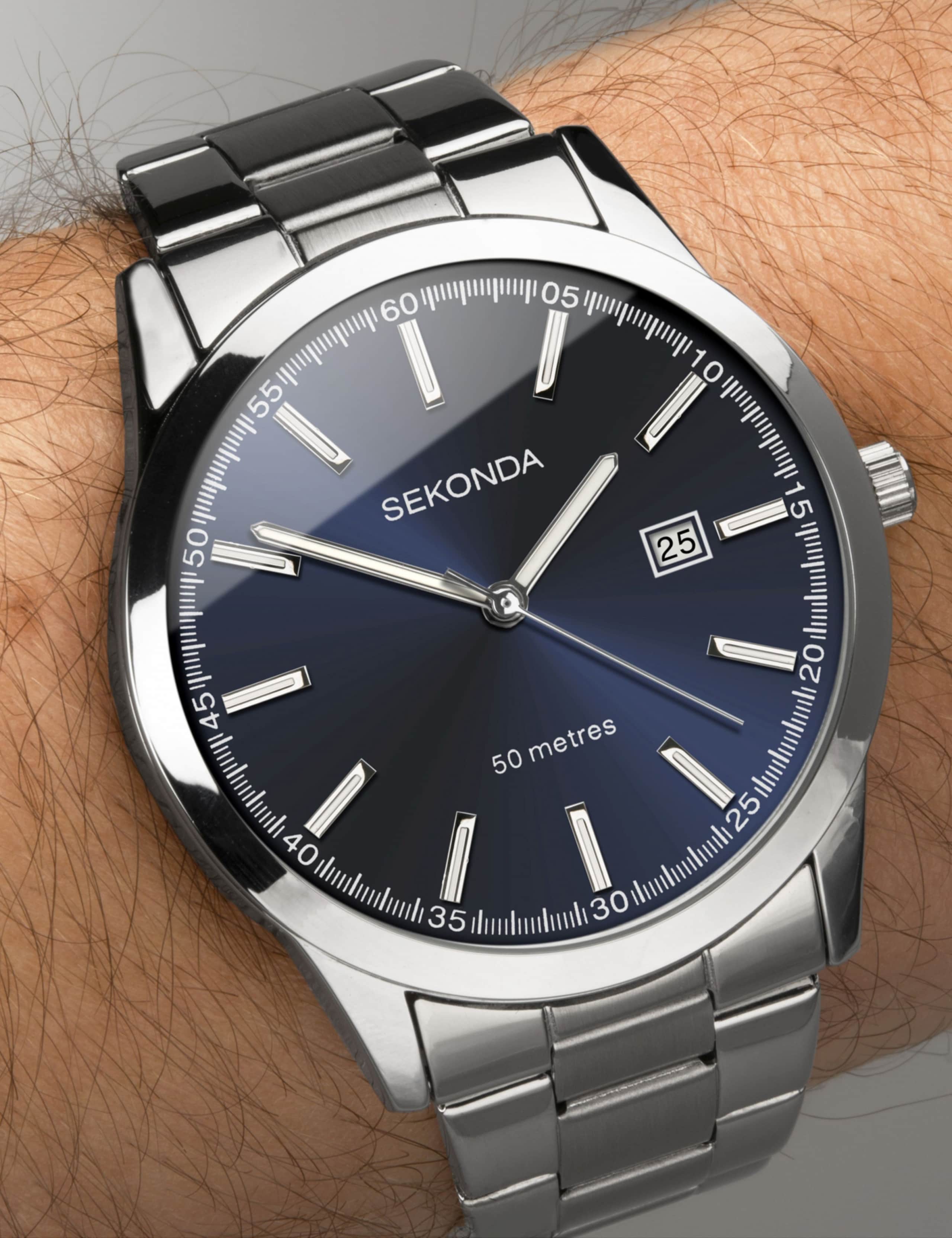 Sekonda Silver Stainless Steel Watch 4 of 6