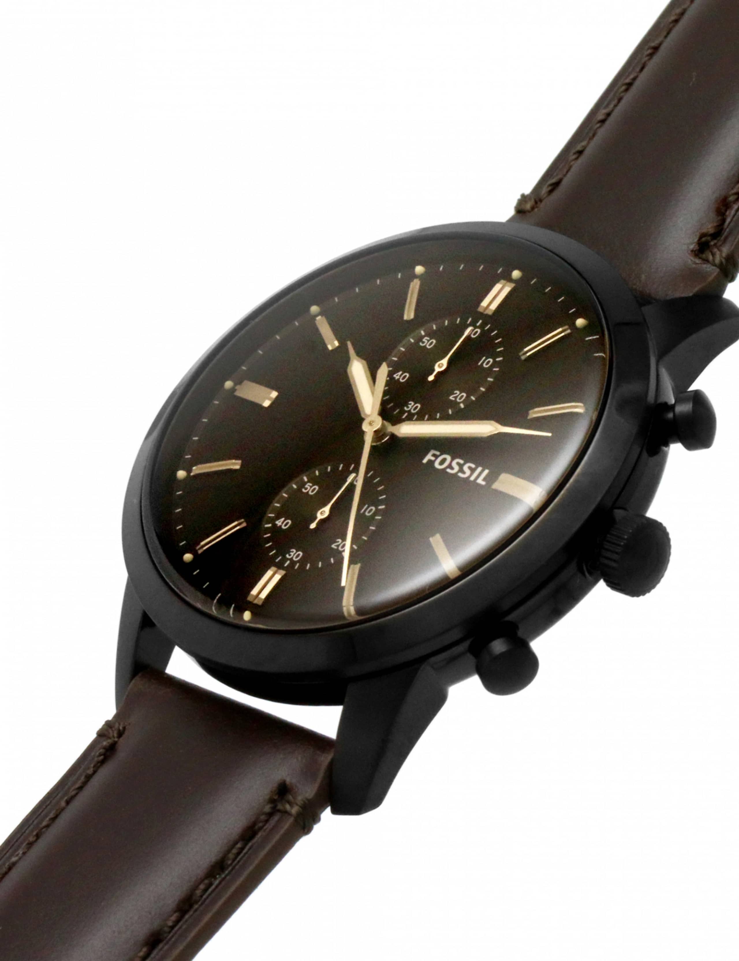 Fossil Townsman Brown Leather Automatic Watch 5 of 6