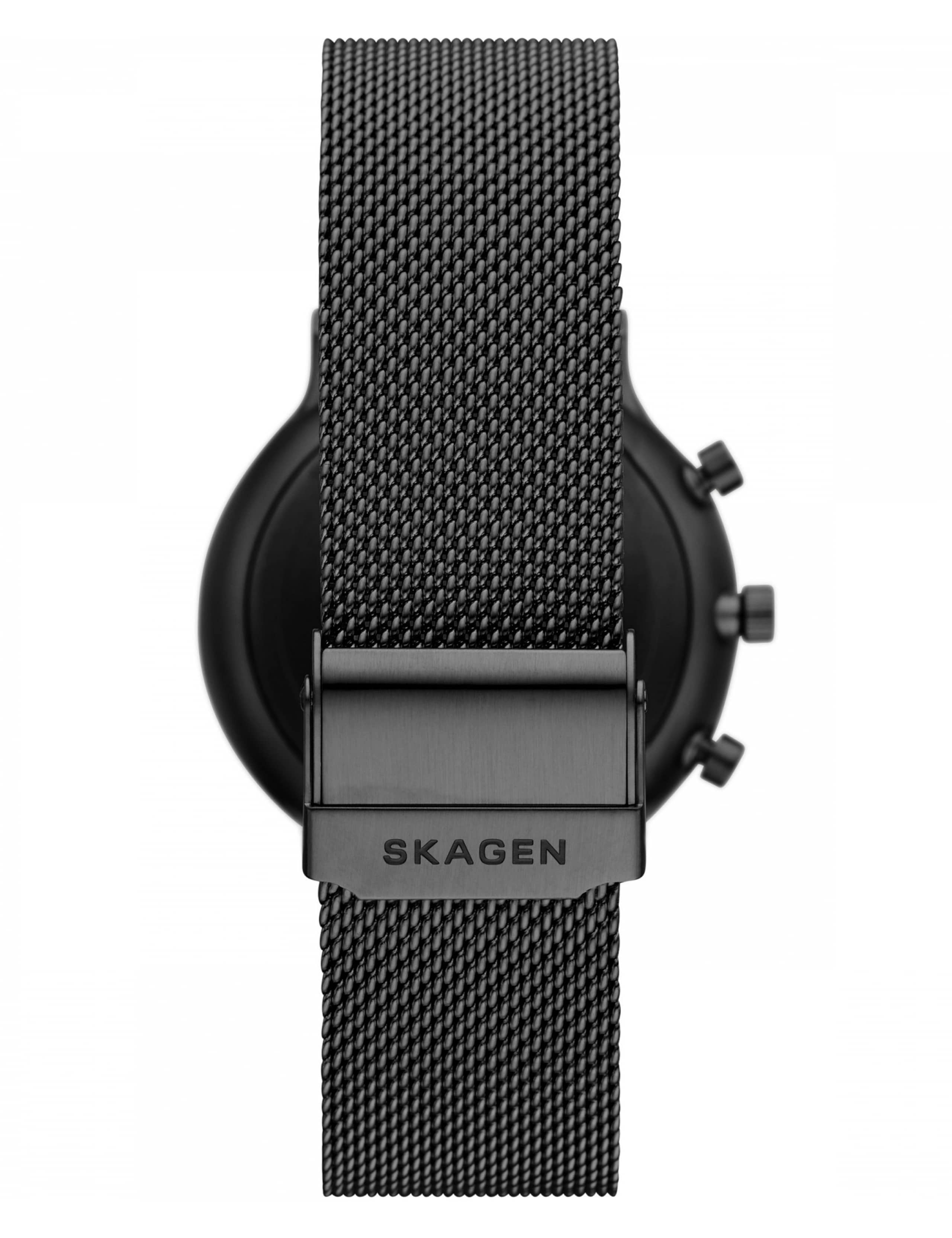 Skagen Anchor Chronograph Black Stainless Steel Watch 6 of 7