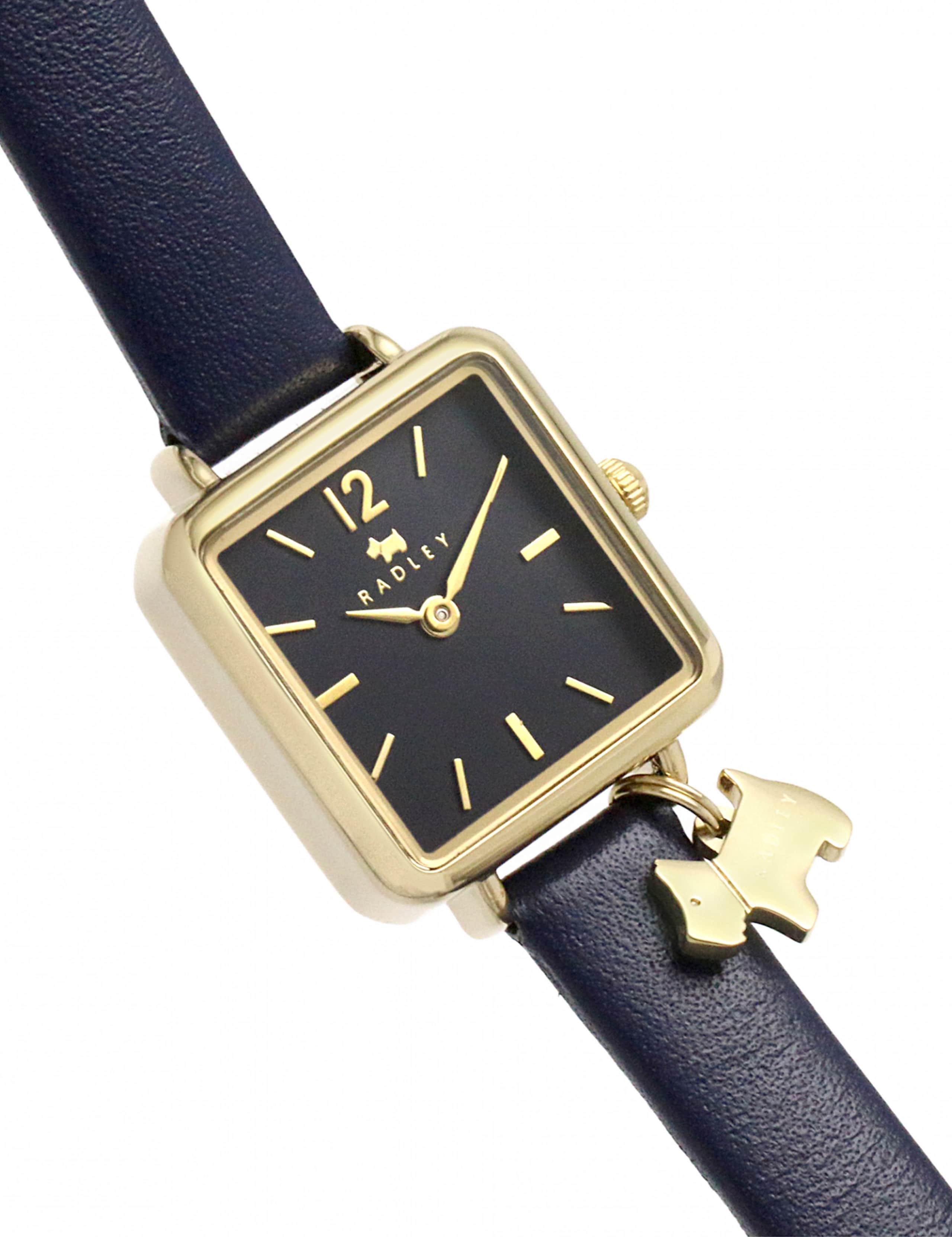 Radley Scottie Dog Charm Blue Leather Watch 6 of 7