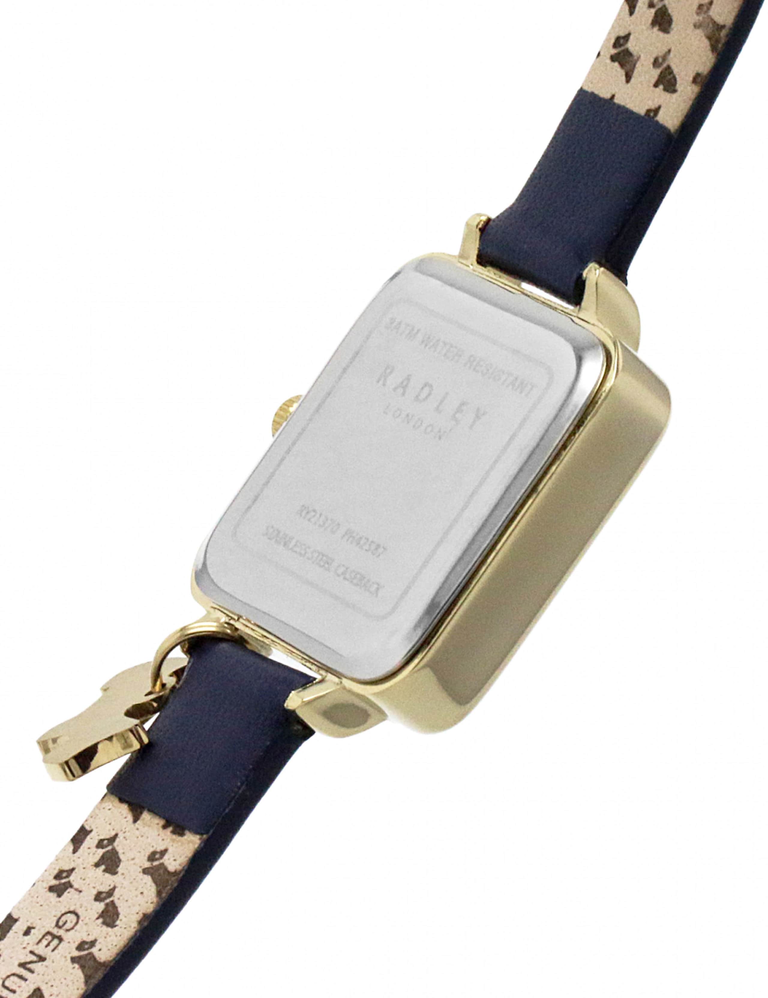 Radley Scottie Dog Charm Blue Leather Watch 7 of 7