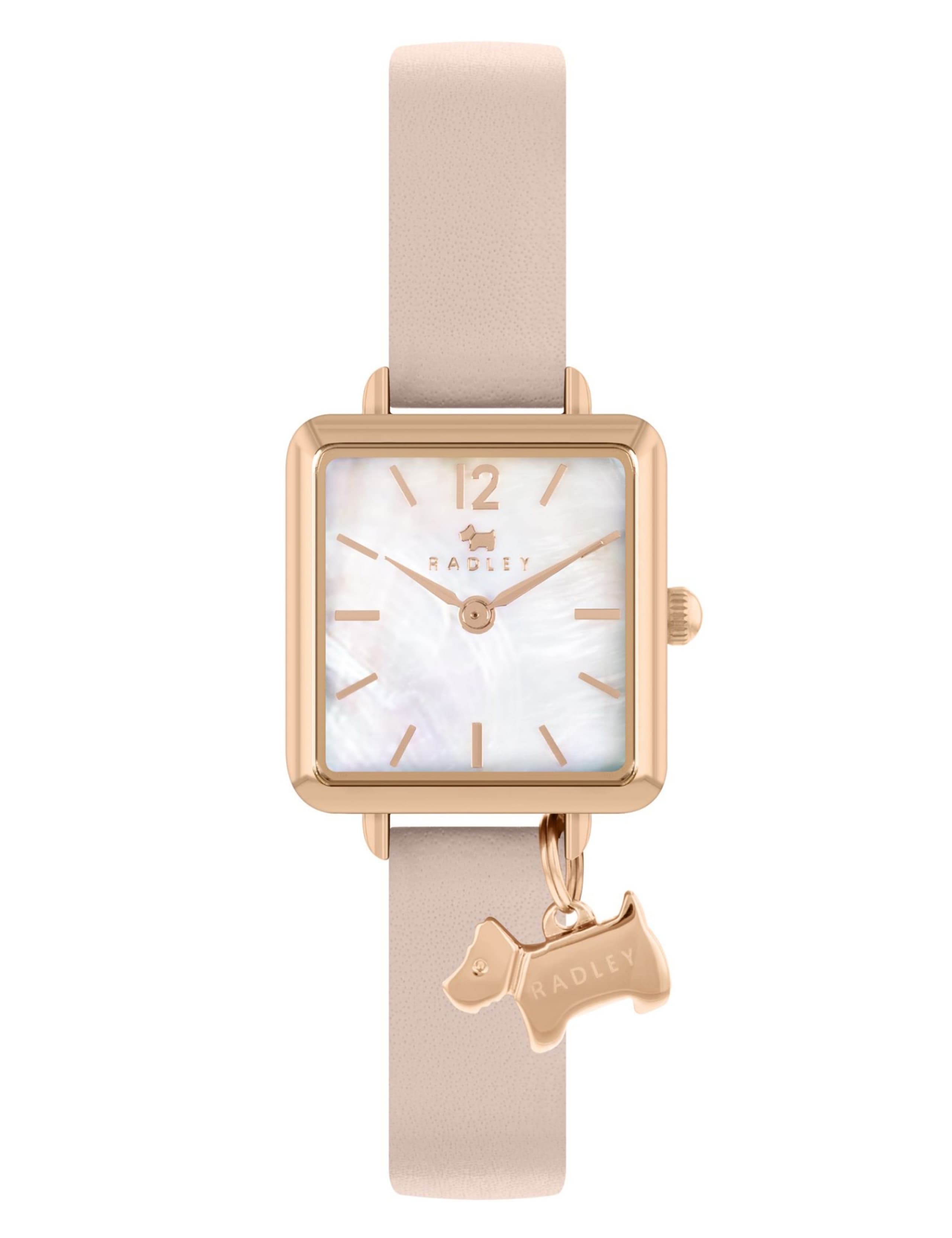 Radley Scottie Dog Charm Leather Strap Quartz Watch 1 of 7