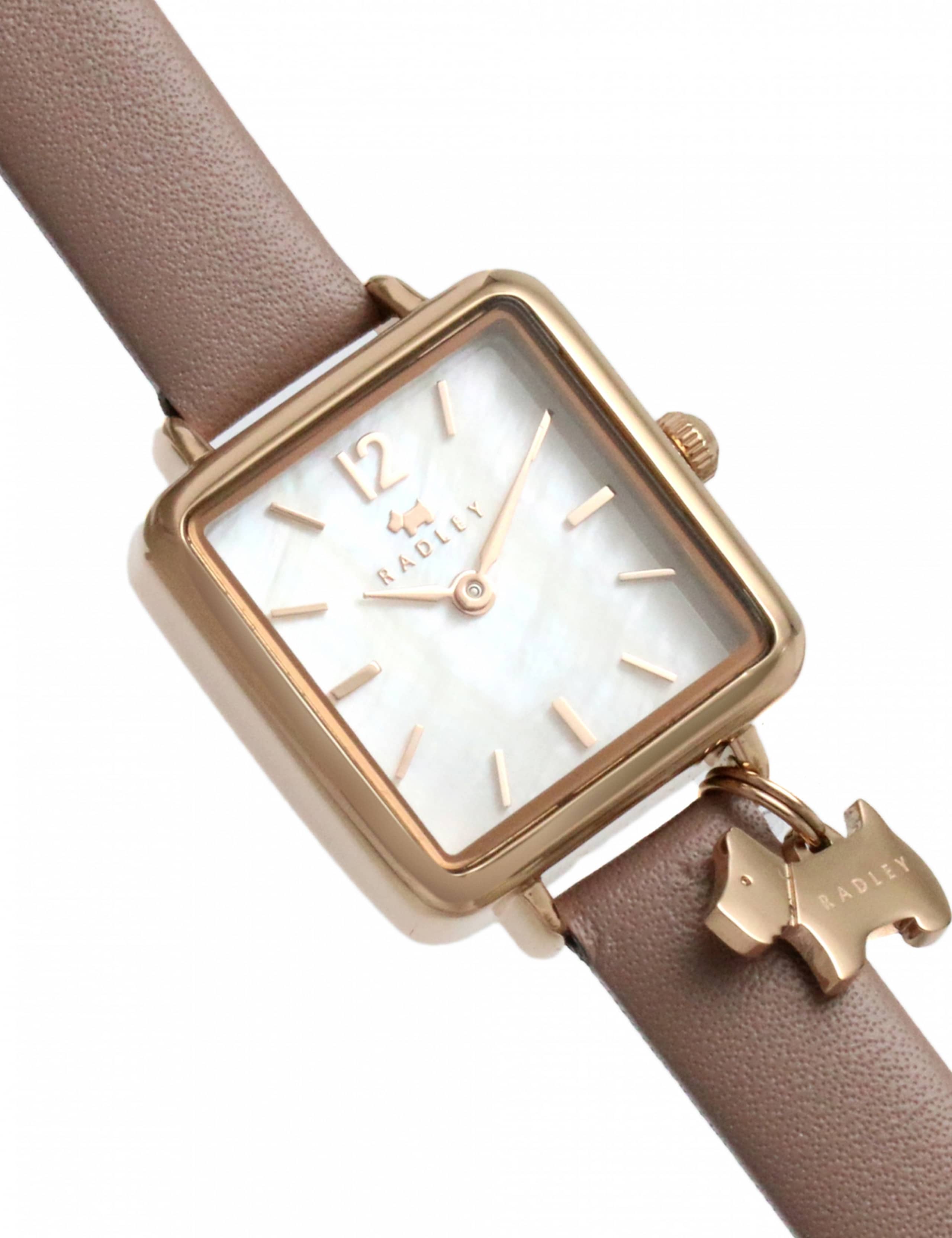 Radley Scottie Dog Charm Leather Strap Quartz Watch 5 of 7
