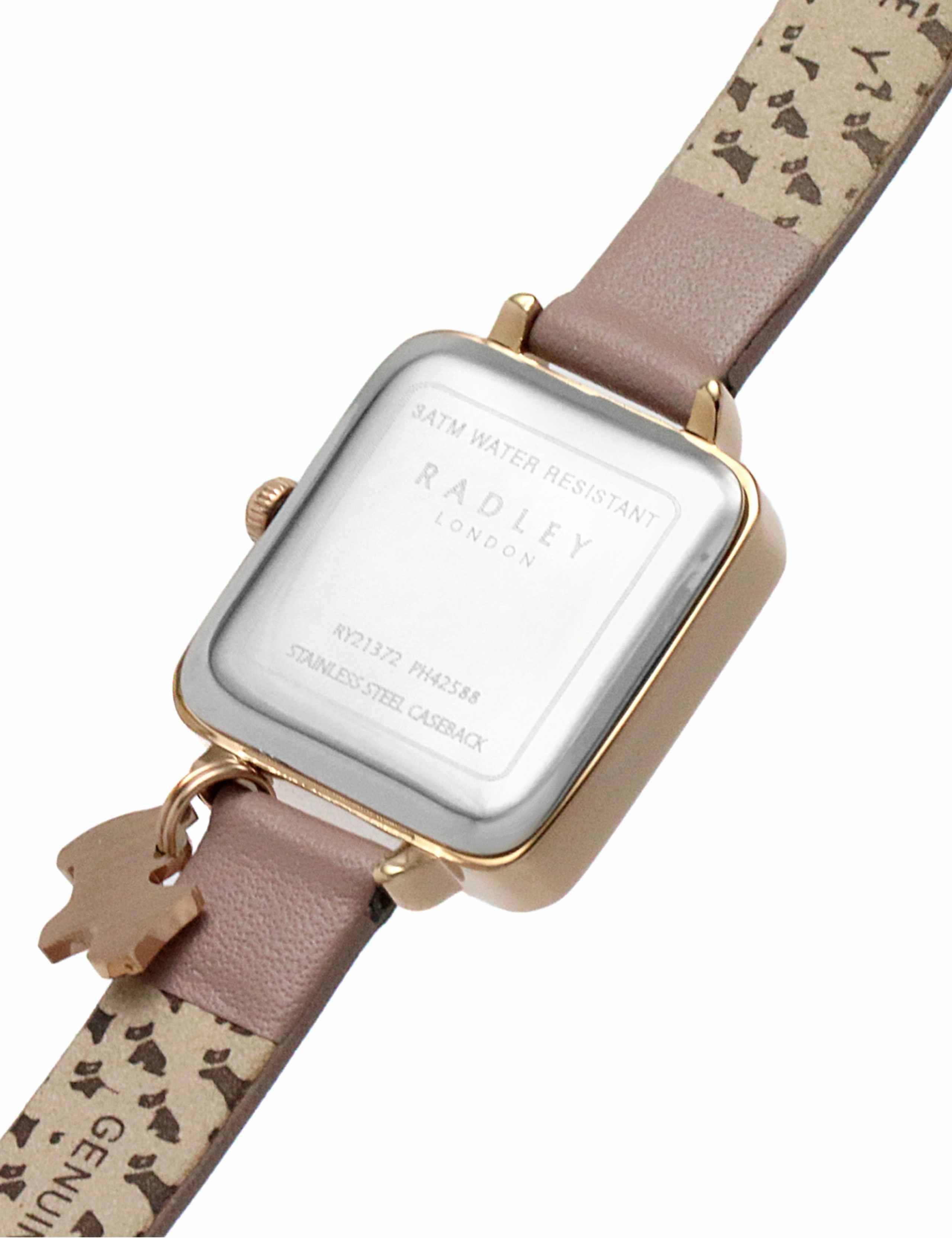 Radley Scottie Dog Charm Leather Strap Quartz Watch 6 of 7
