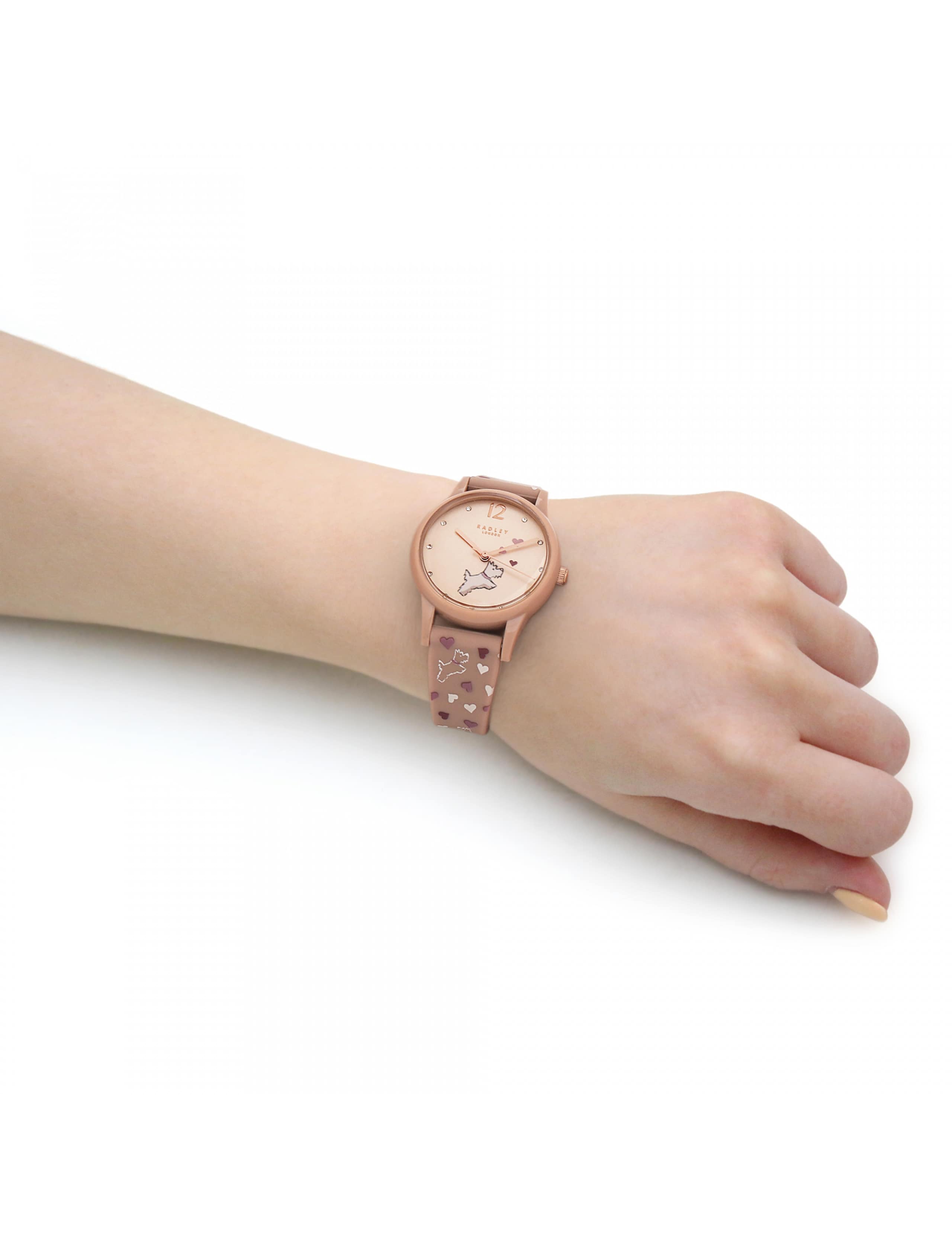 Radley Scottie Dog Pink Leather Watch 2 of 6