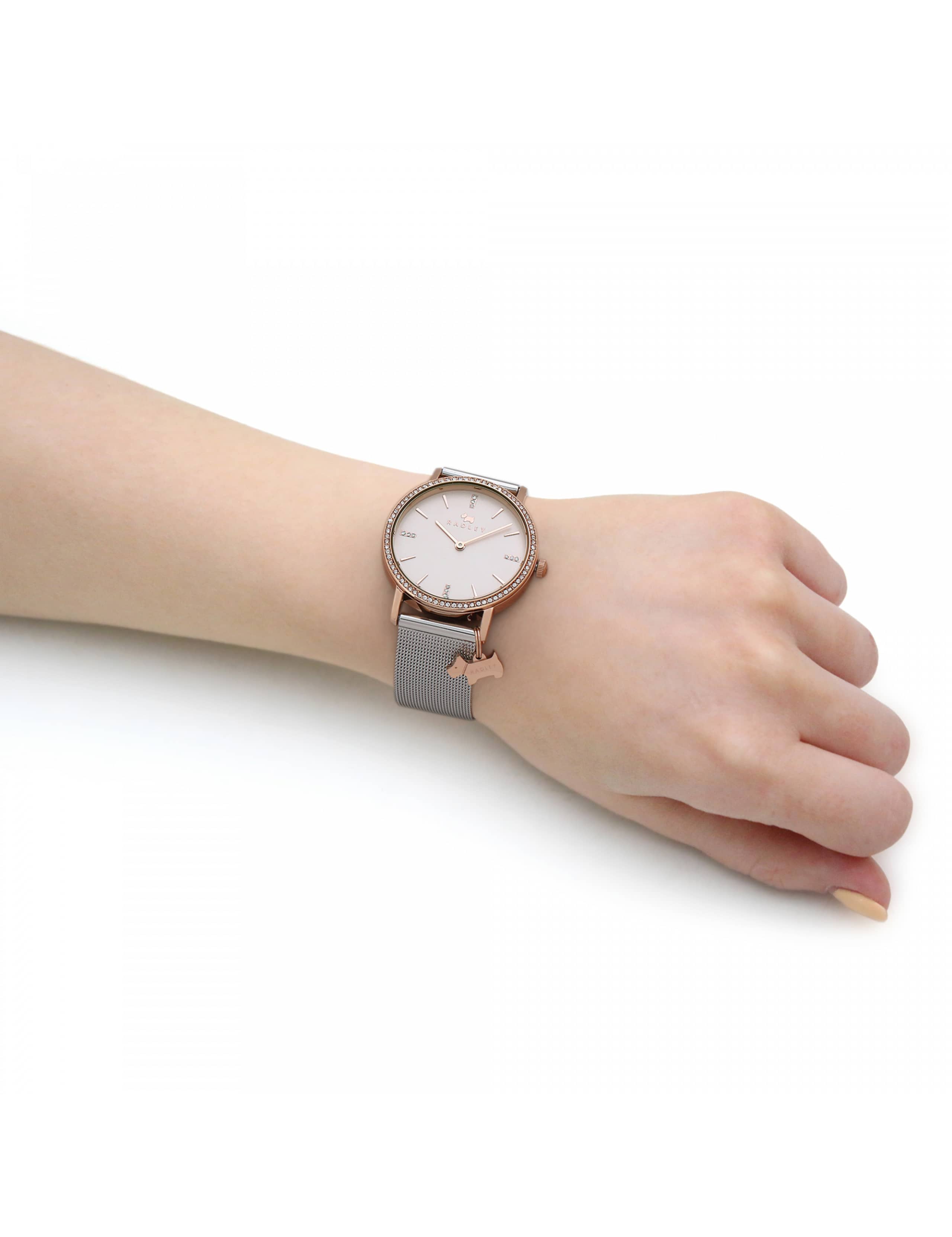 Radley Scottie Dog Charm Leather Watch 2 of 7