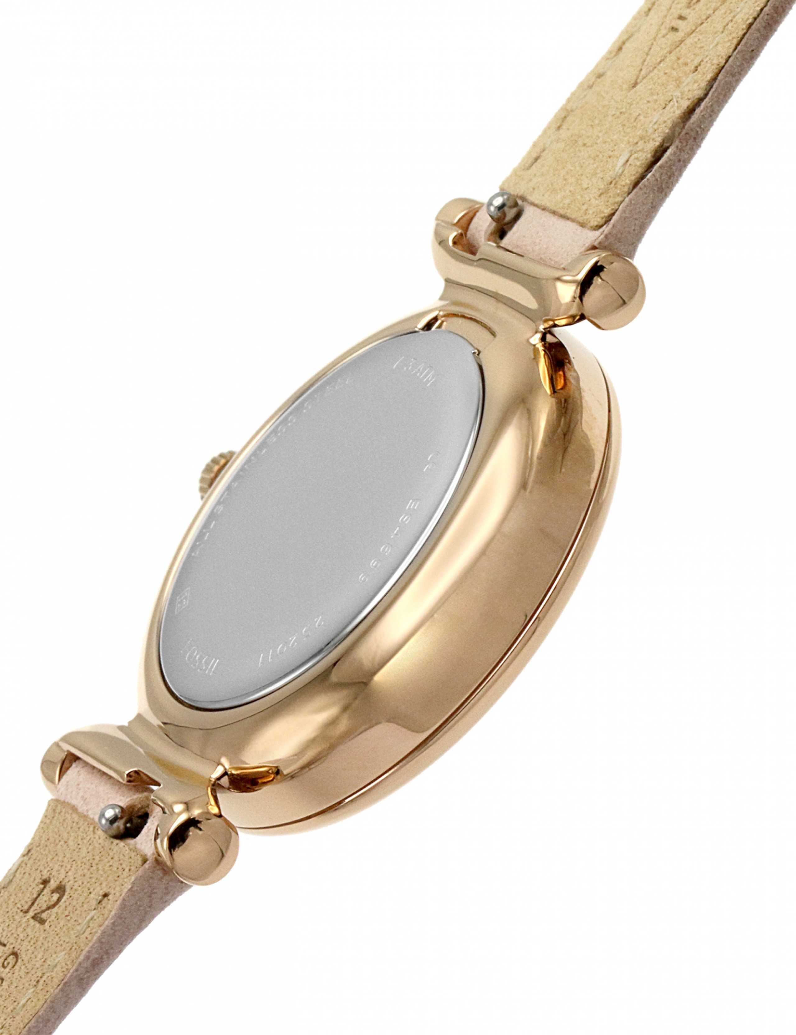 Fossil Carlie Nude Leather Watch 4 of 6