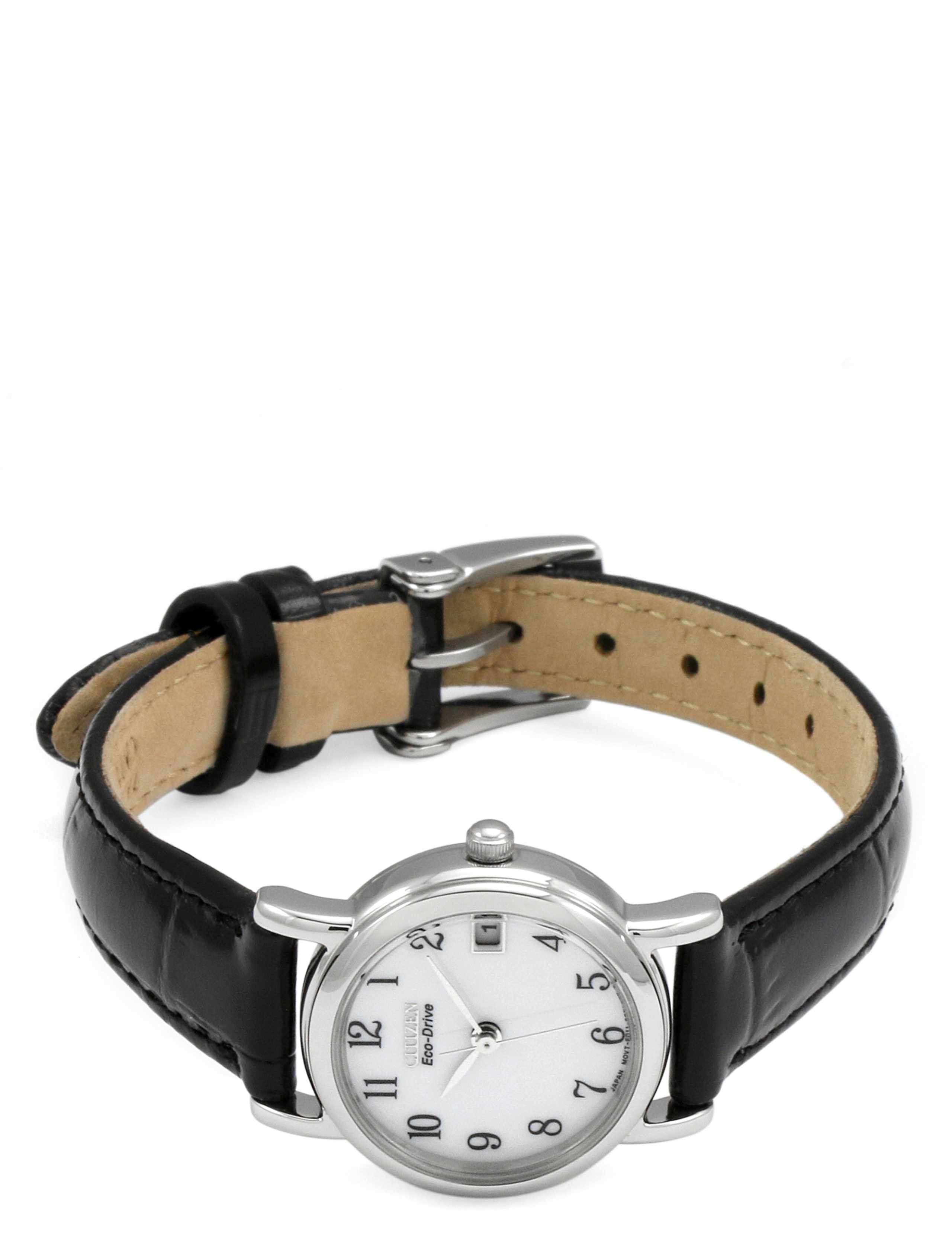 Citizen Black Leather Watch 3 of 8
