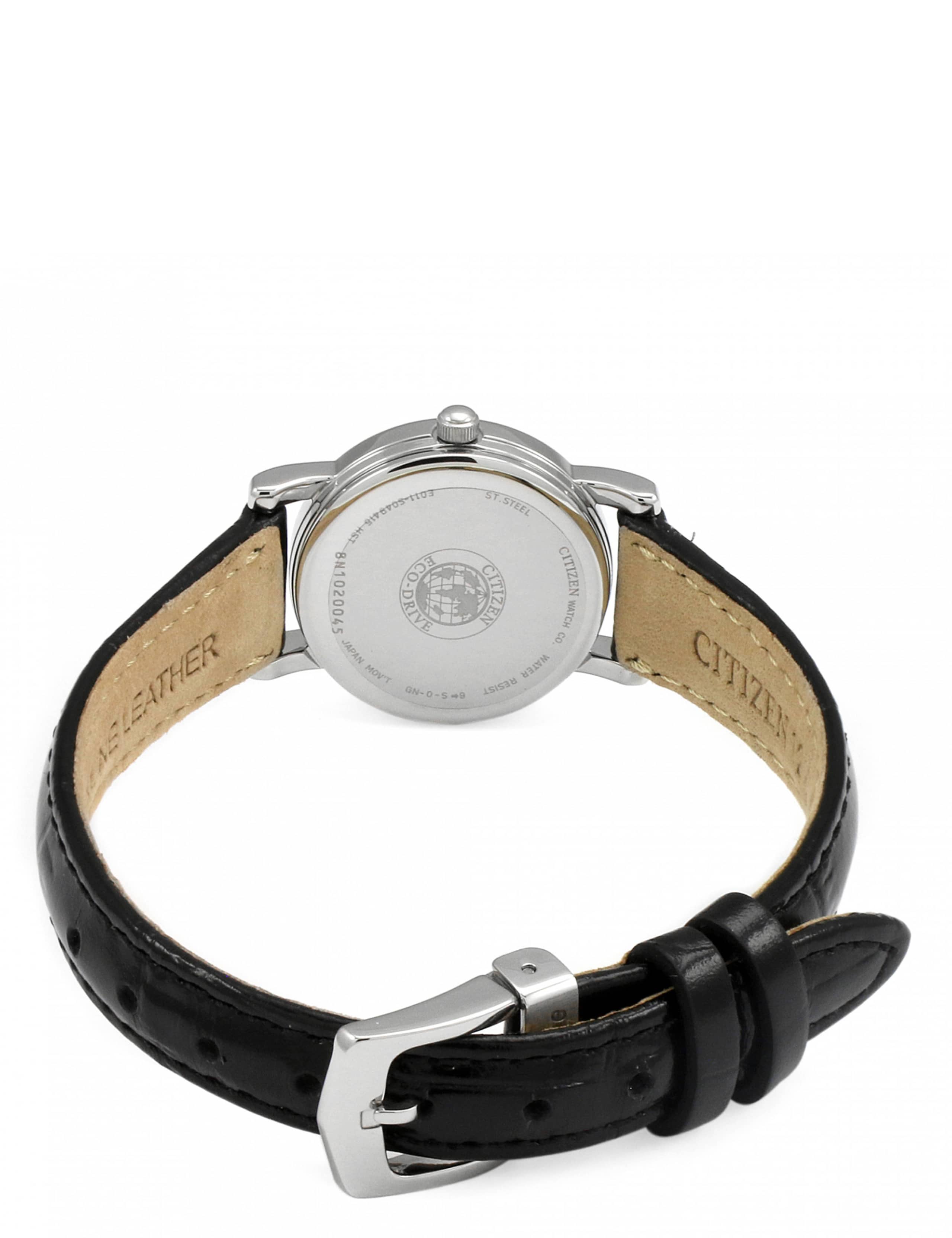 Citizen Black Leather Watch 5 of 8