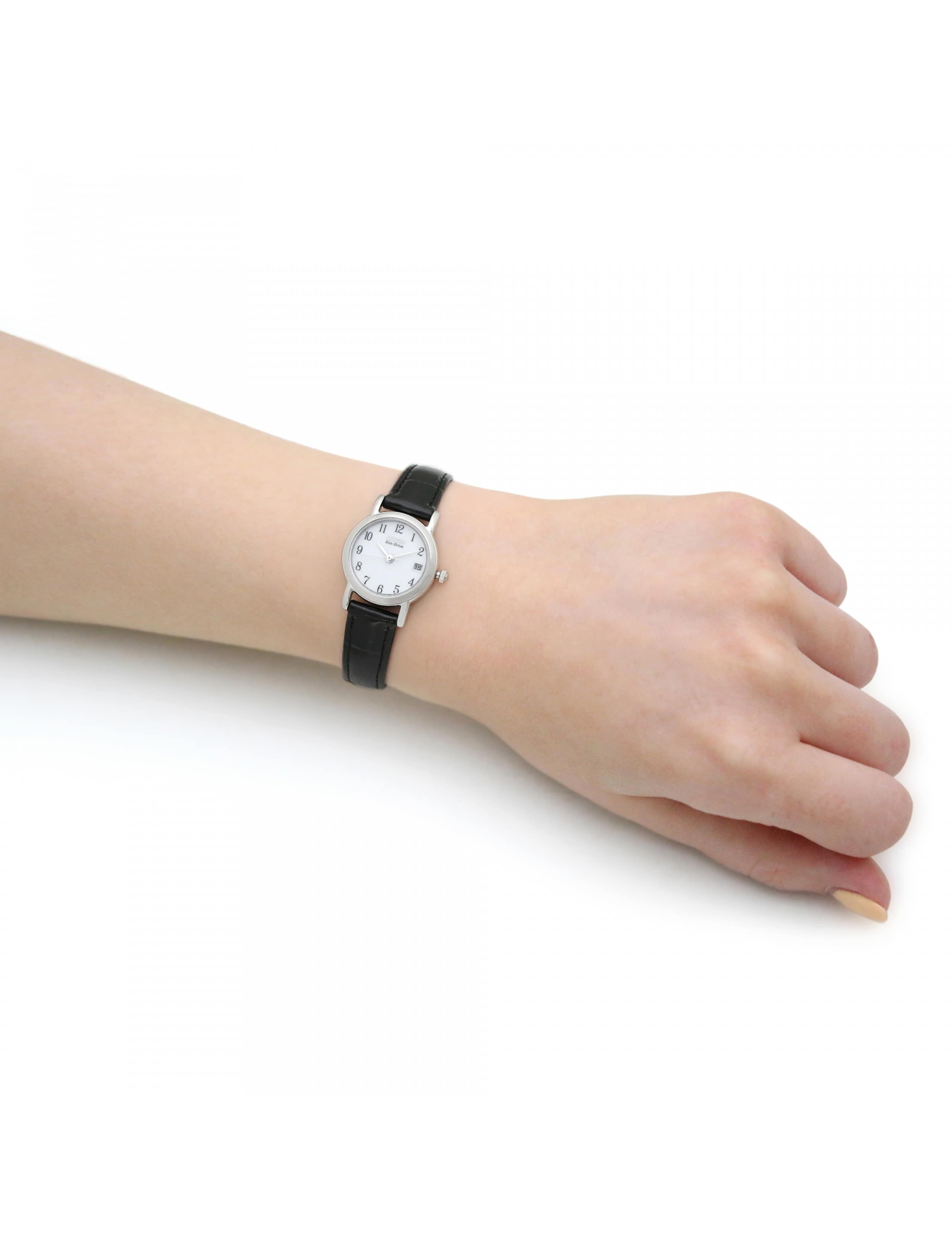 Citizen Black Leather Watch 2 of 8