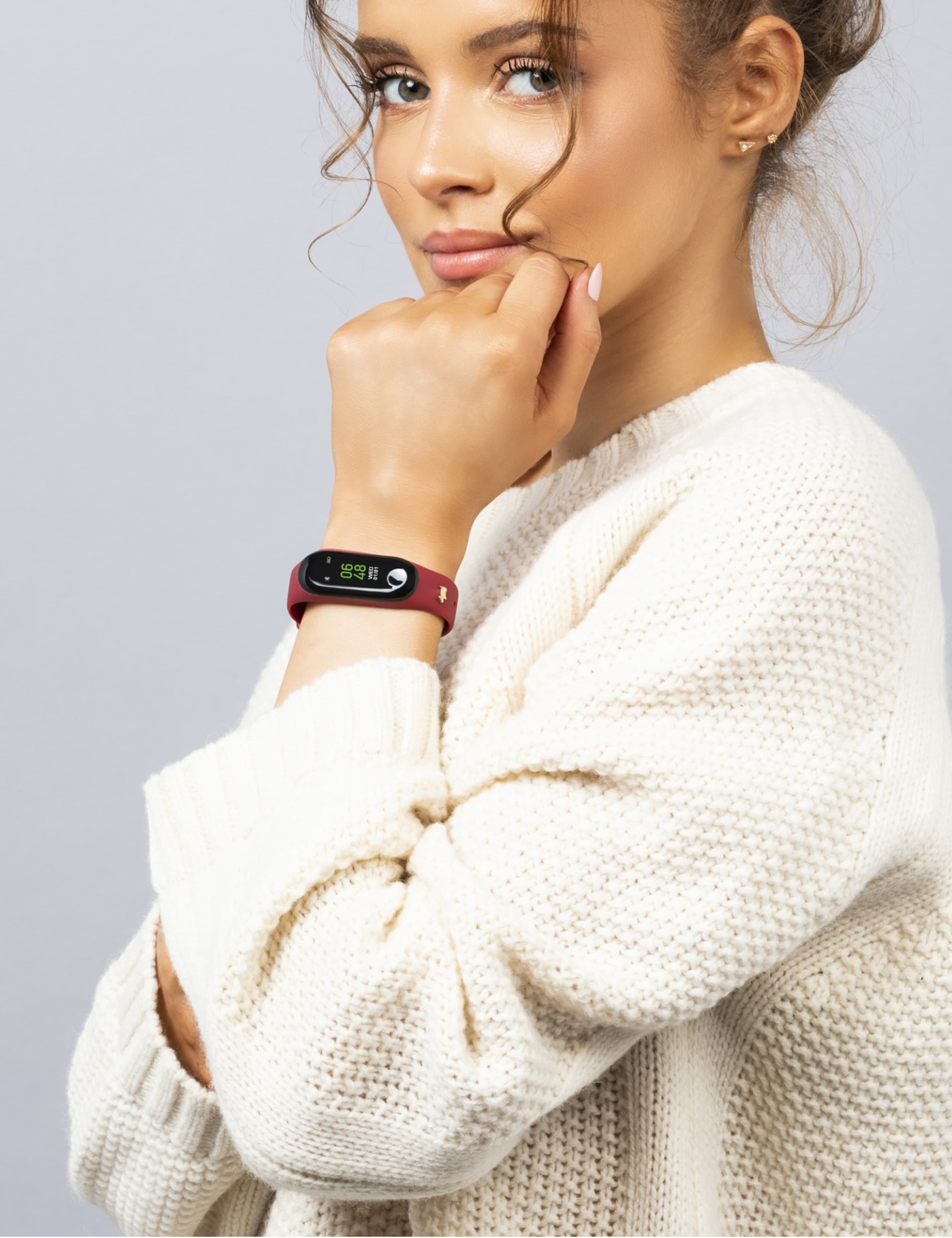 Radley Red Rubber Smart Watch 2 of 5
