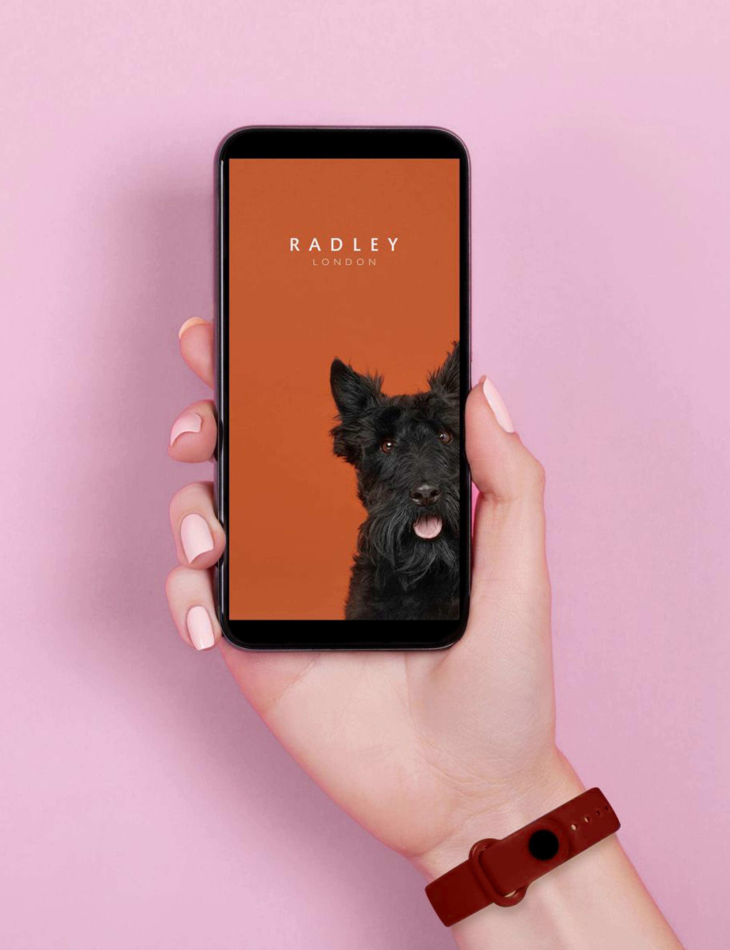 Radley Red Rubber Smart Watch 5 of 5
