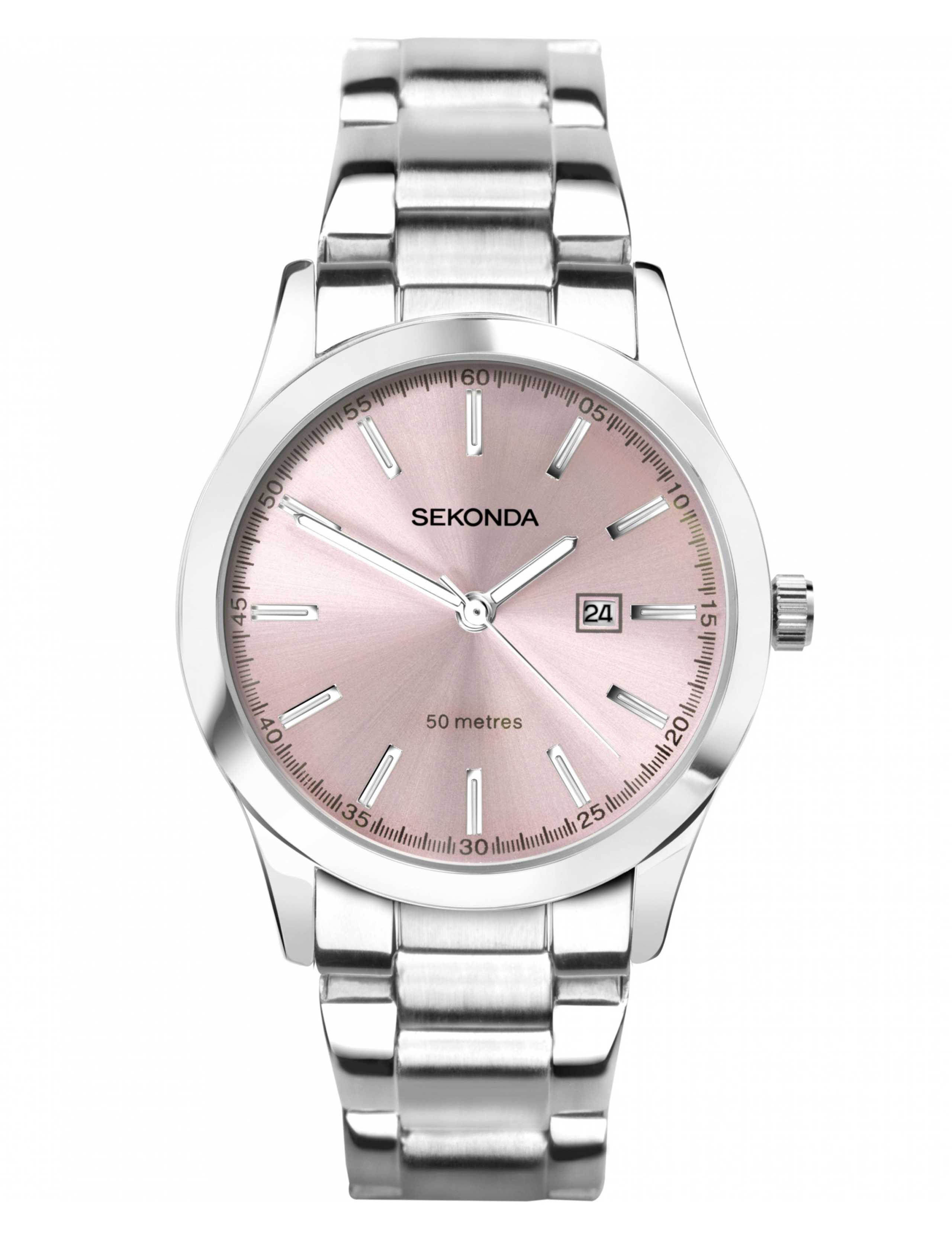 Sekonda Silver Stainless Steel Quartz Watch 1 of 5