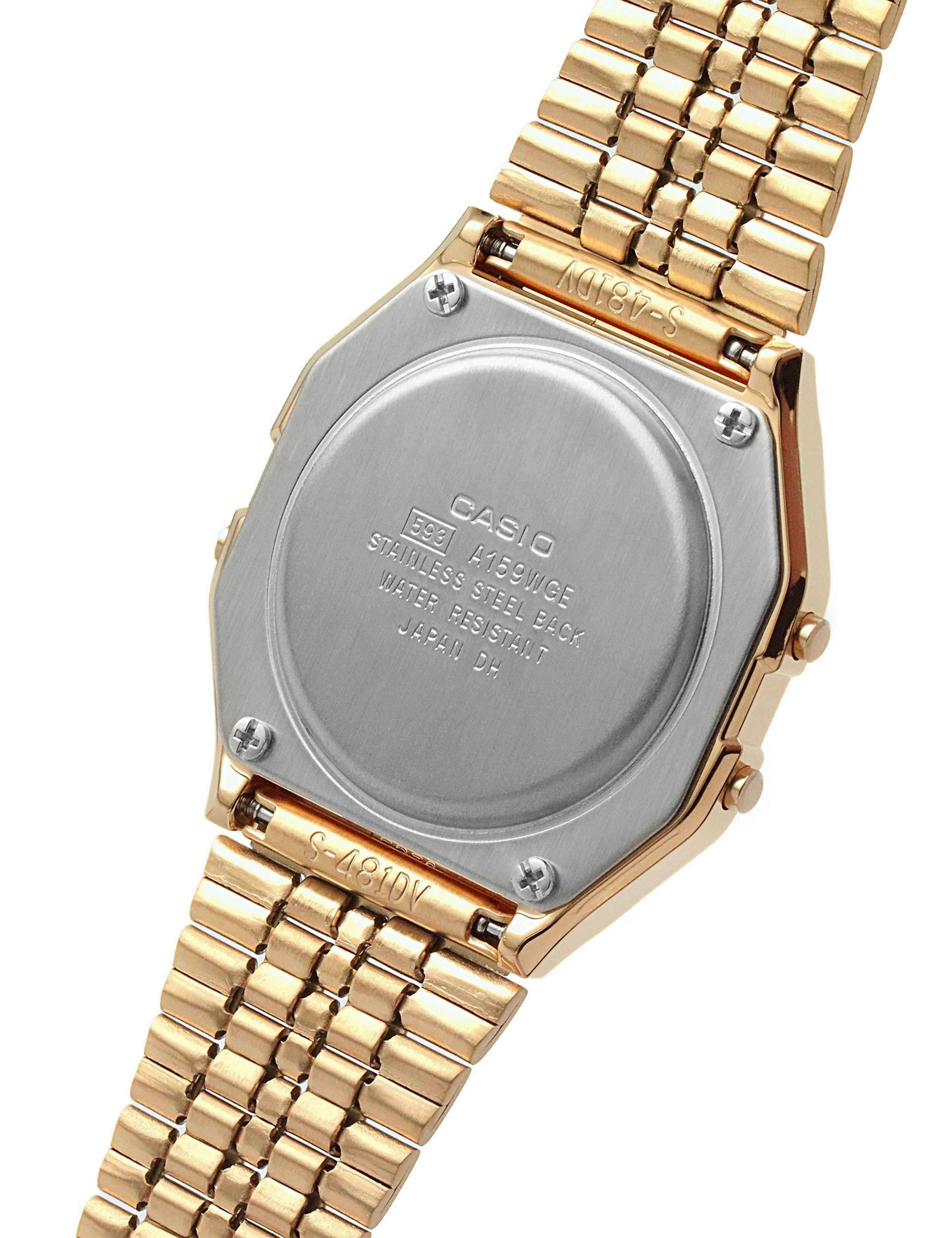 Casio Gold Stainless Steel Chronograph Watch 4 of 4