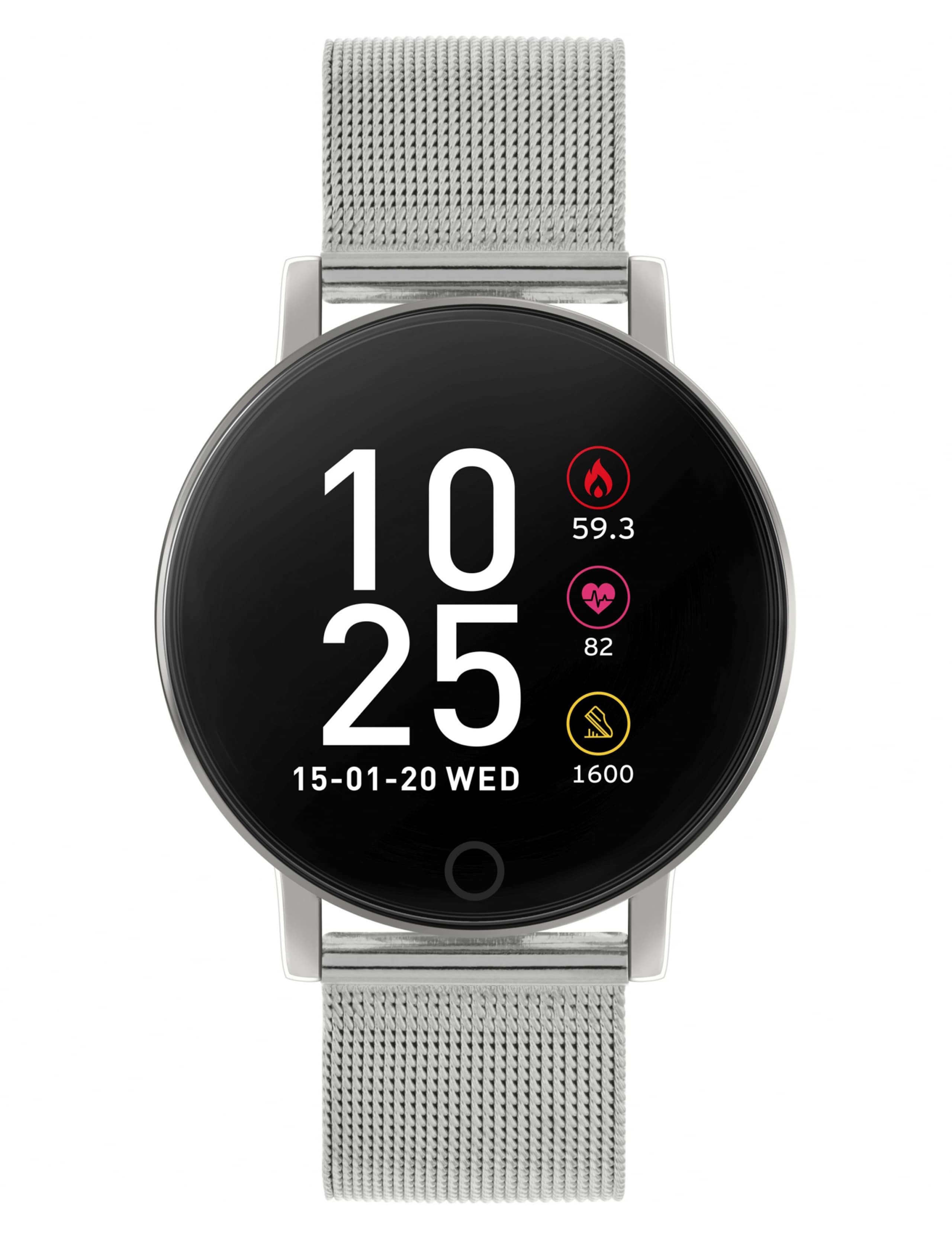 Reflex Active Fitness Stainless Steel Smartwatch 1 of 3