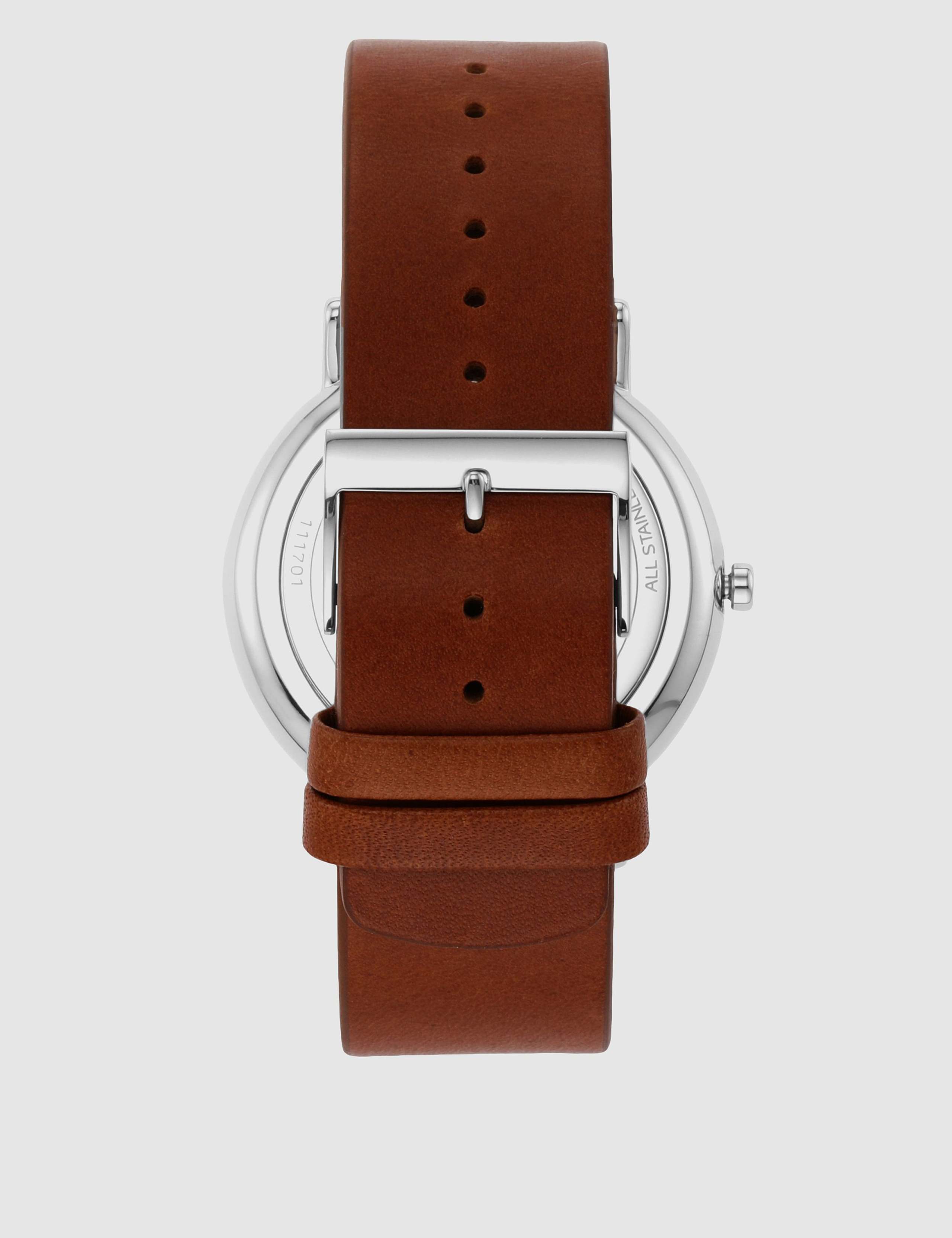 Skagen Signatur Brown Leather Watch 6 of 6