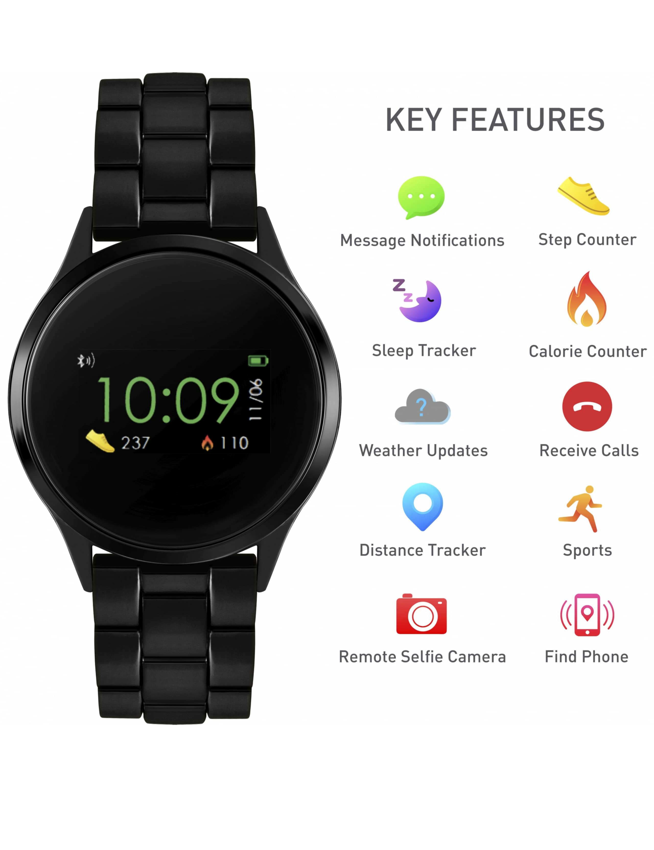 Reflex Active Series 4 Bluetooth Stainless Steel Smartwatch 2 of 3