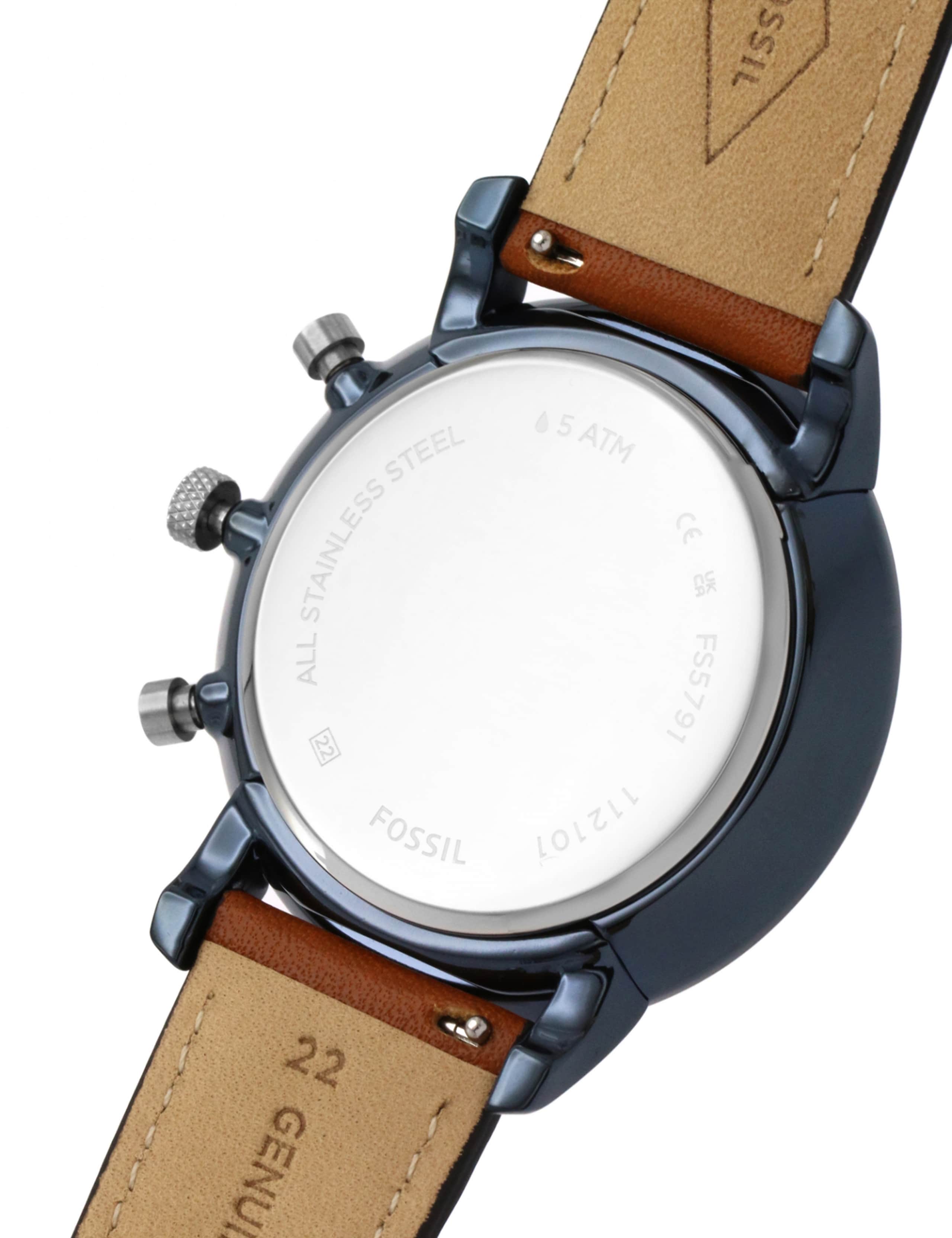 Fossil Neutra Brown Leather Chronograph Watch 4 of 6