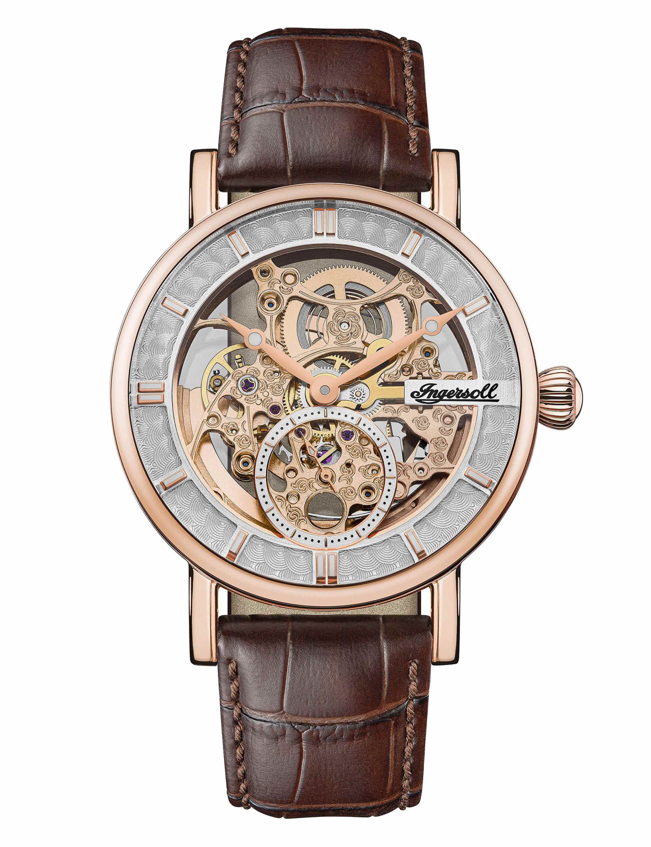 Ingersoll Herald Brown Leather Automatic Watch 1 of 4