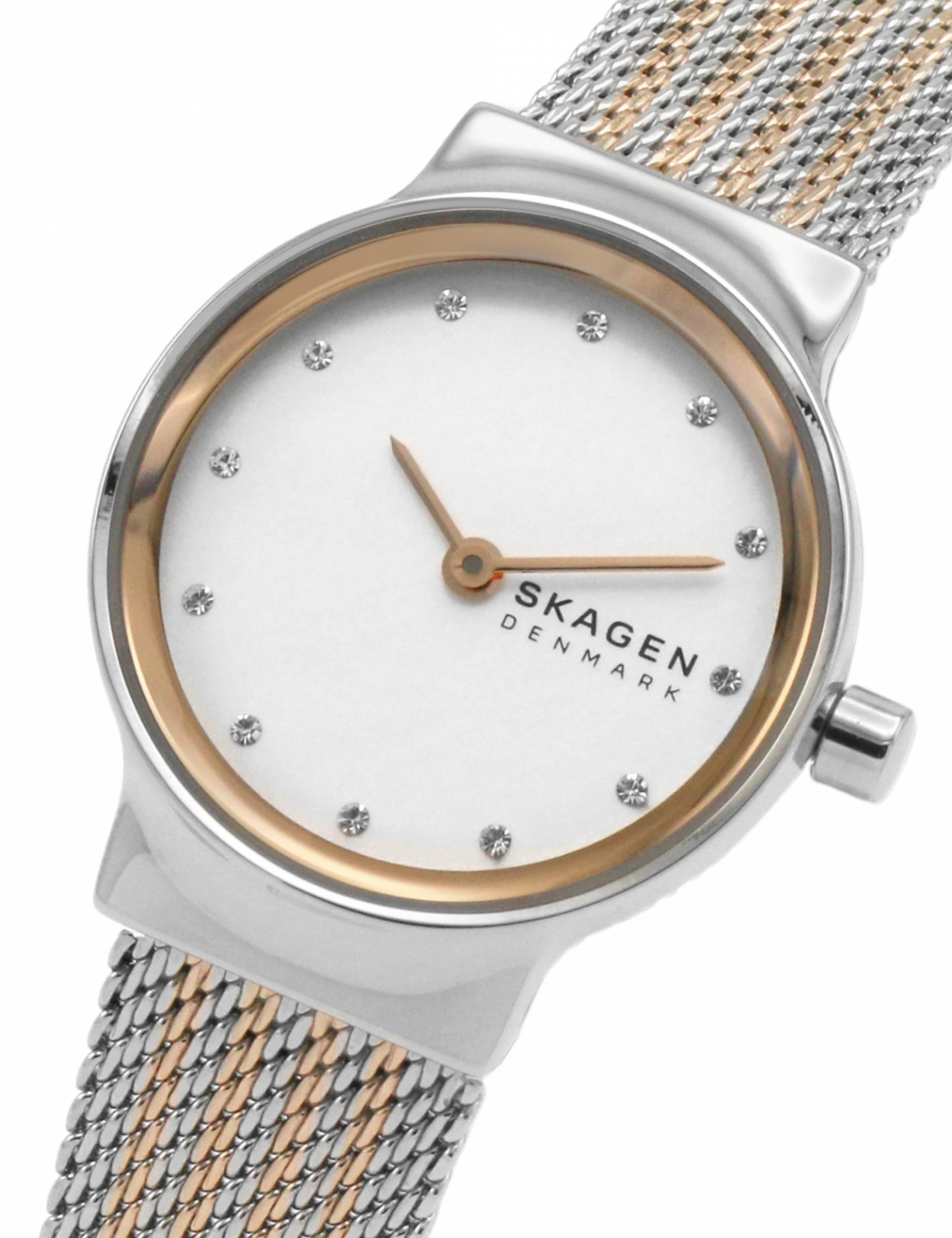 Skagen Freja Two Tone Mesh Stainless Steel Watch 3 of 7