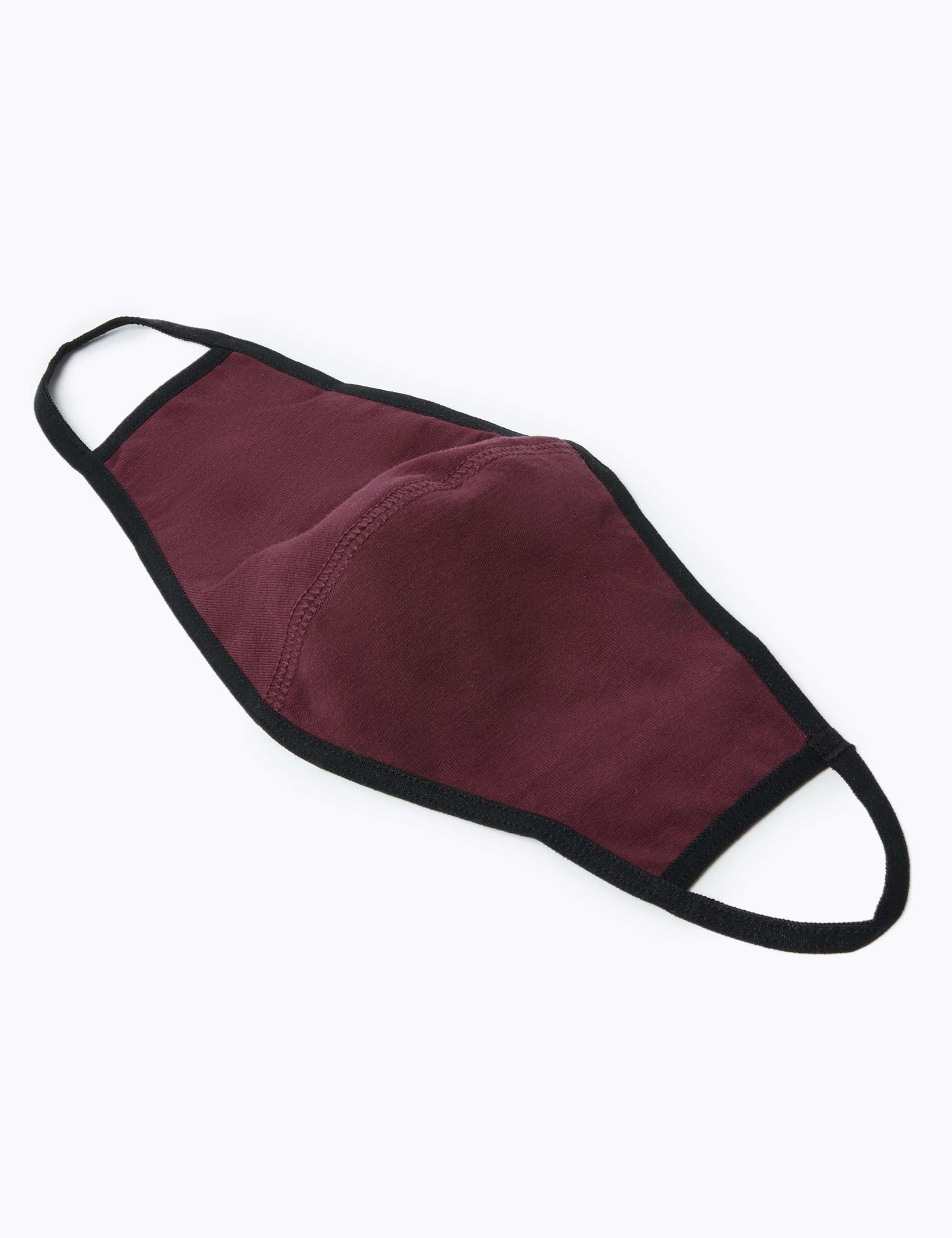 3 Pack Reusable Adult Jersey Face Coverings 4 of 4