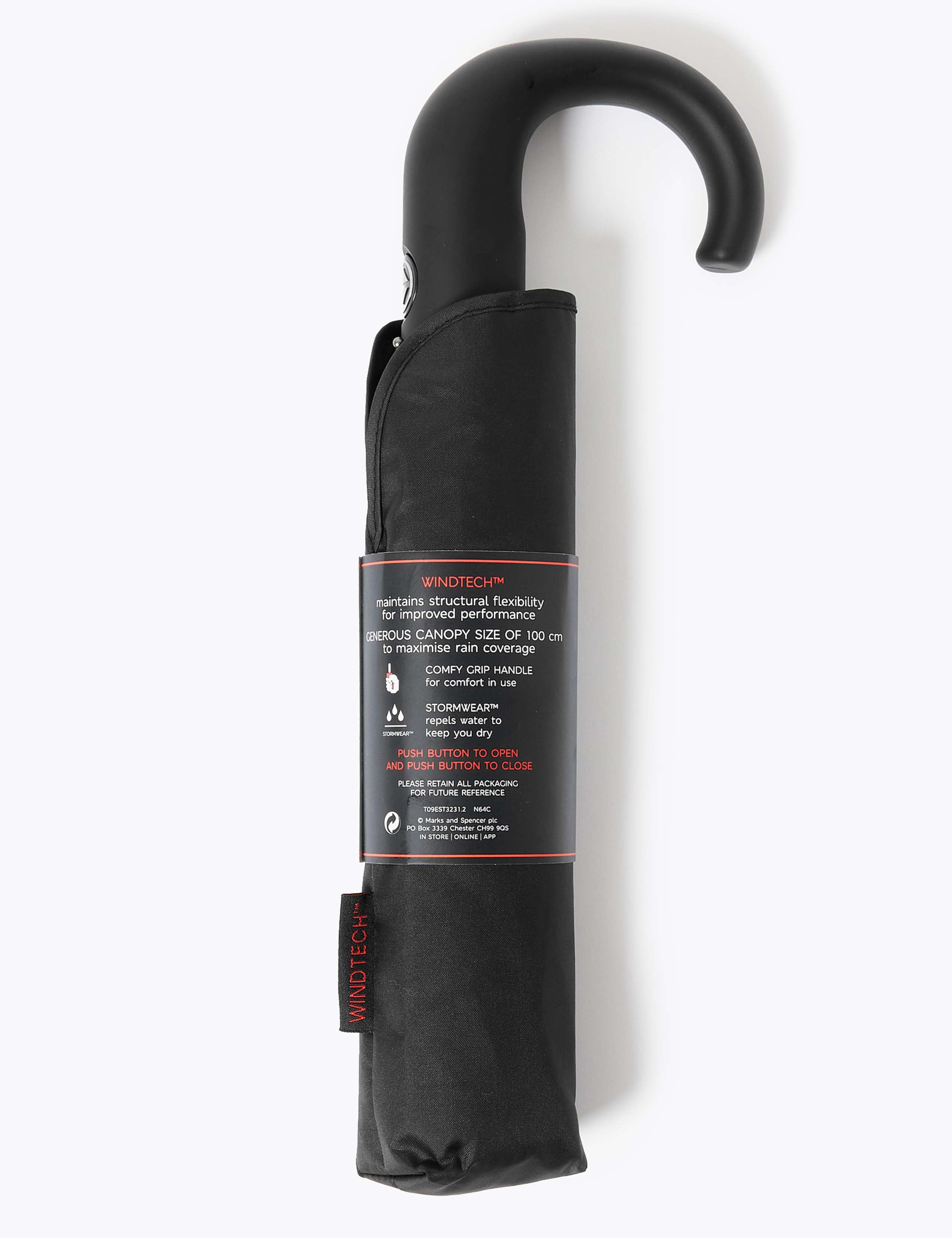 Crook Handle Umbrella with Windtech™ 5 of 5