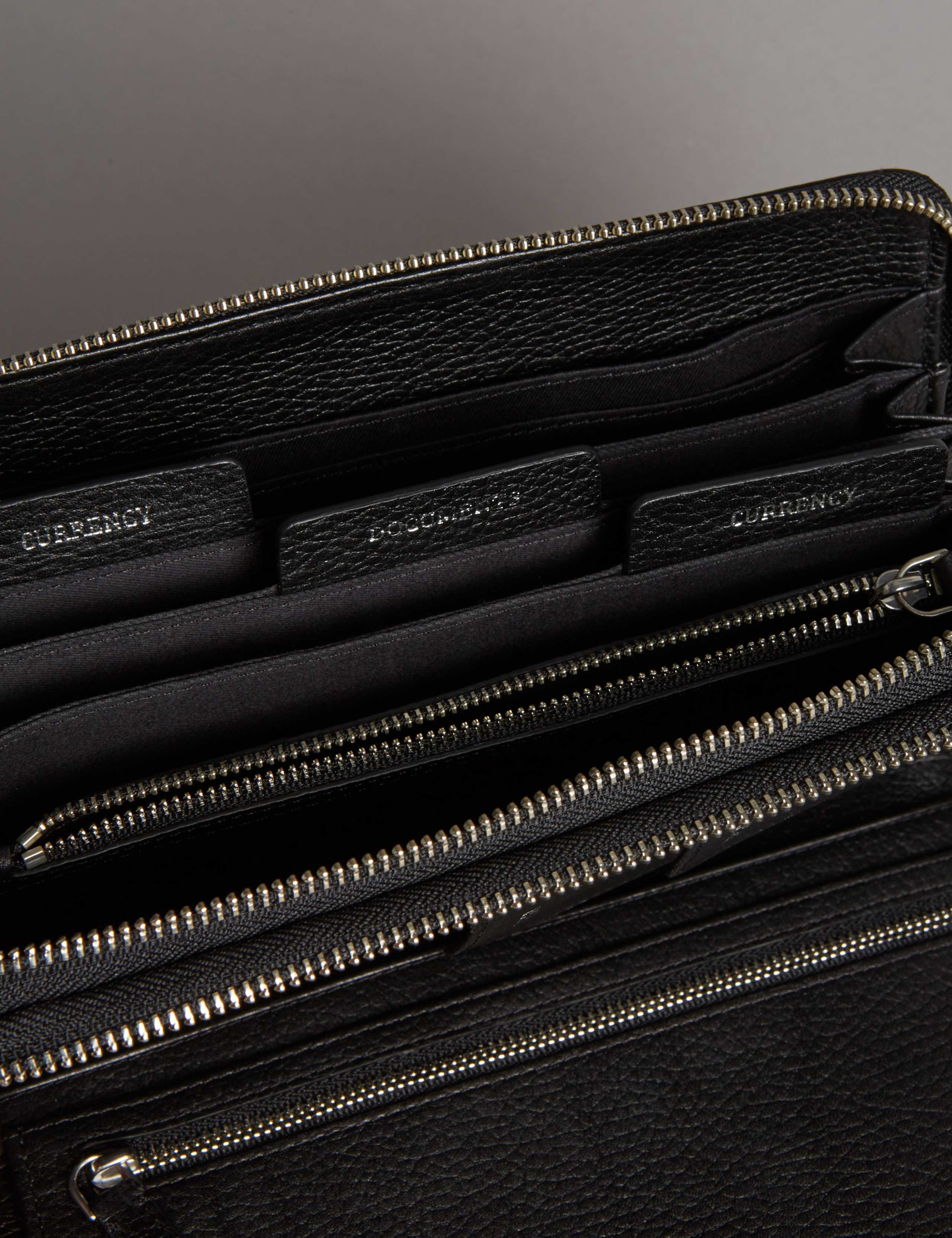 Luxury Leather Double Travel Wallet 5 of 5