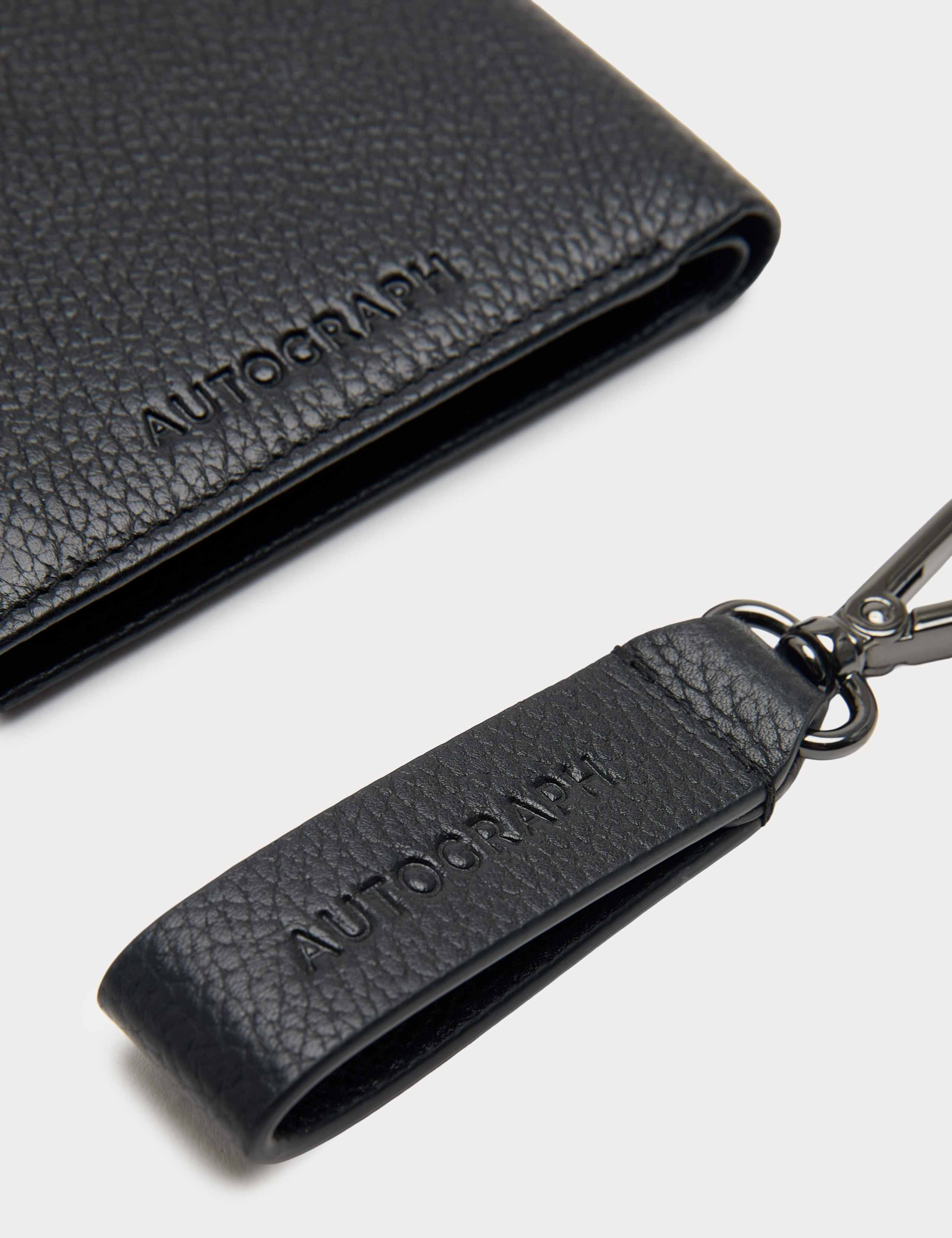 Leather Textured Wallet & Keyring Gift Set 2 of 3