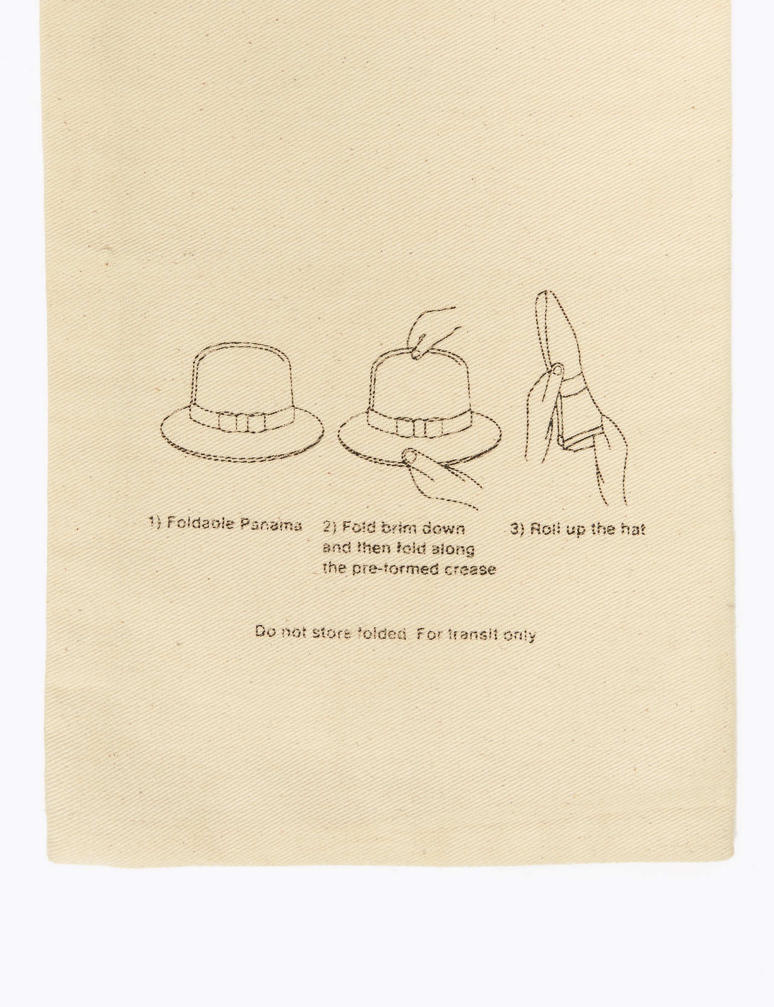 Christy's Foldable Straw Panama Hat 5 of 6