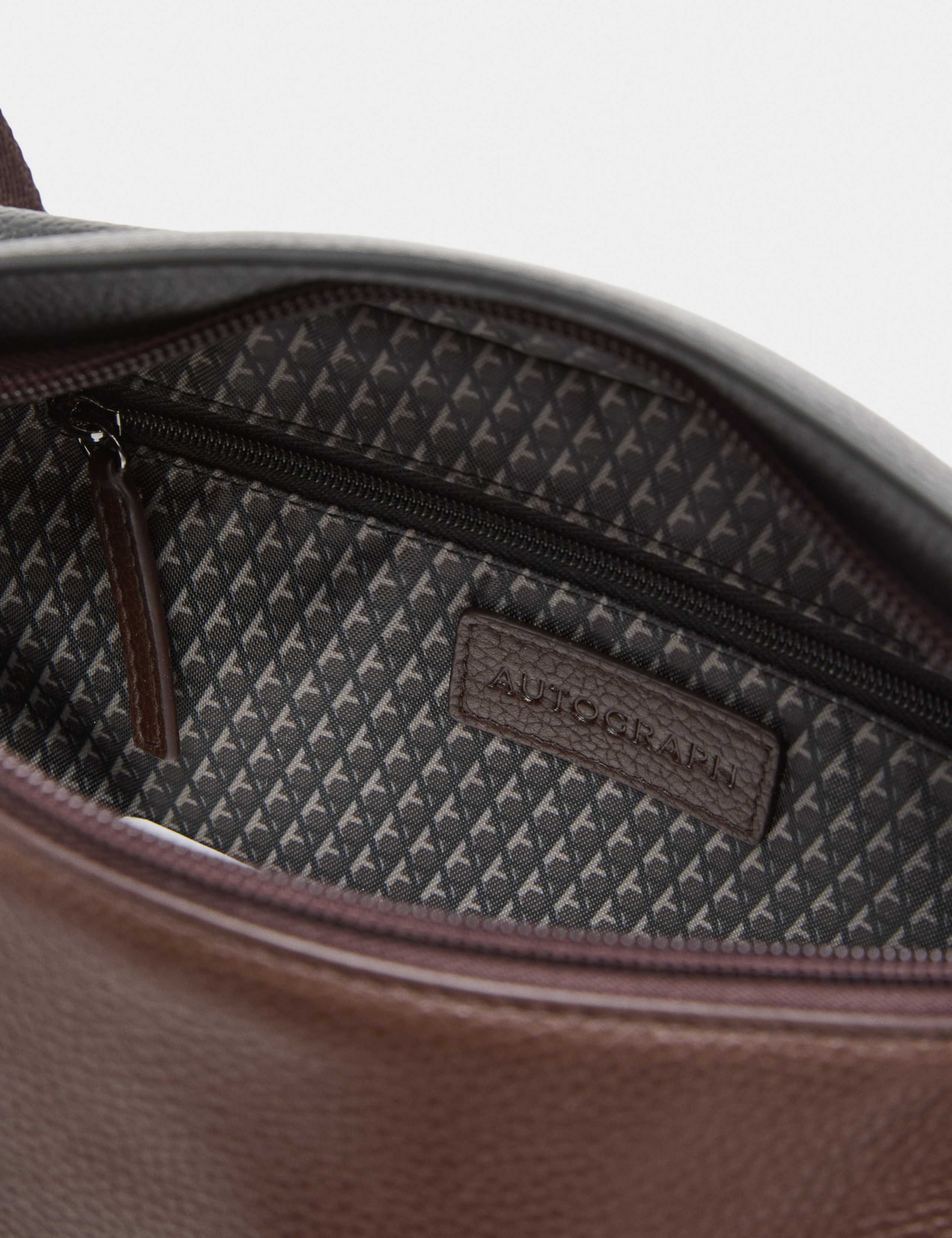 Leather Pebble Grain Cross Body Bag 4 of 4