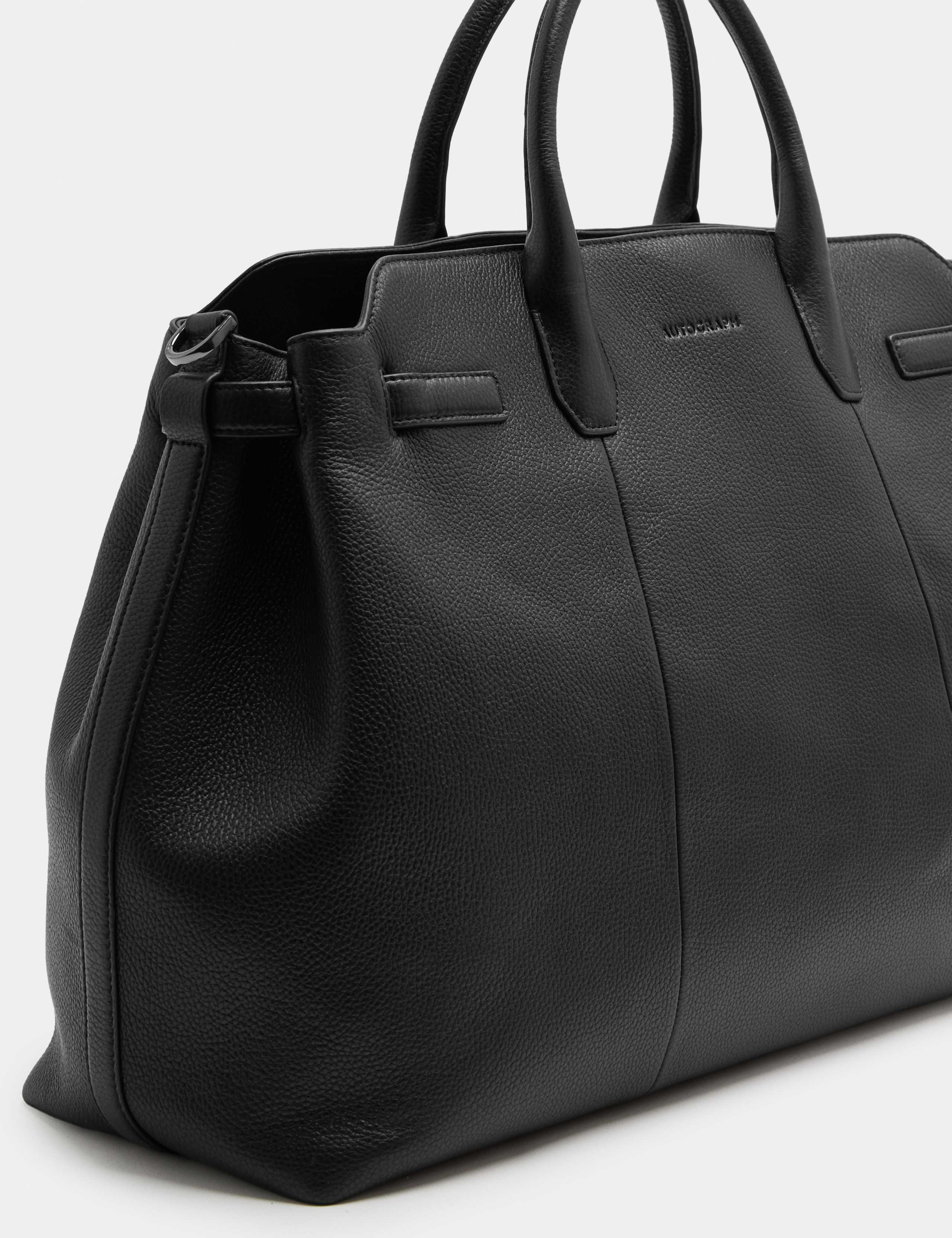 Leather Pebble Grain Weekend Bag 2 of 3