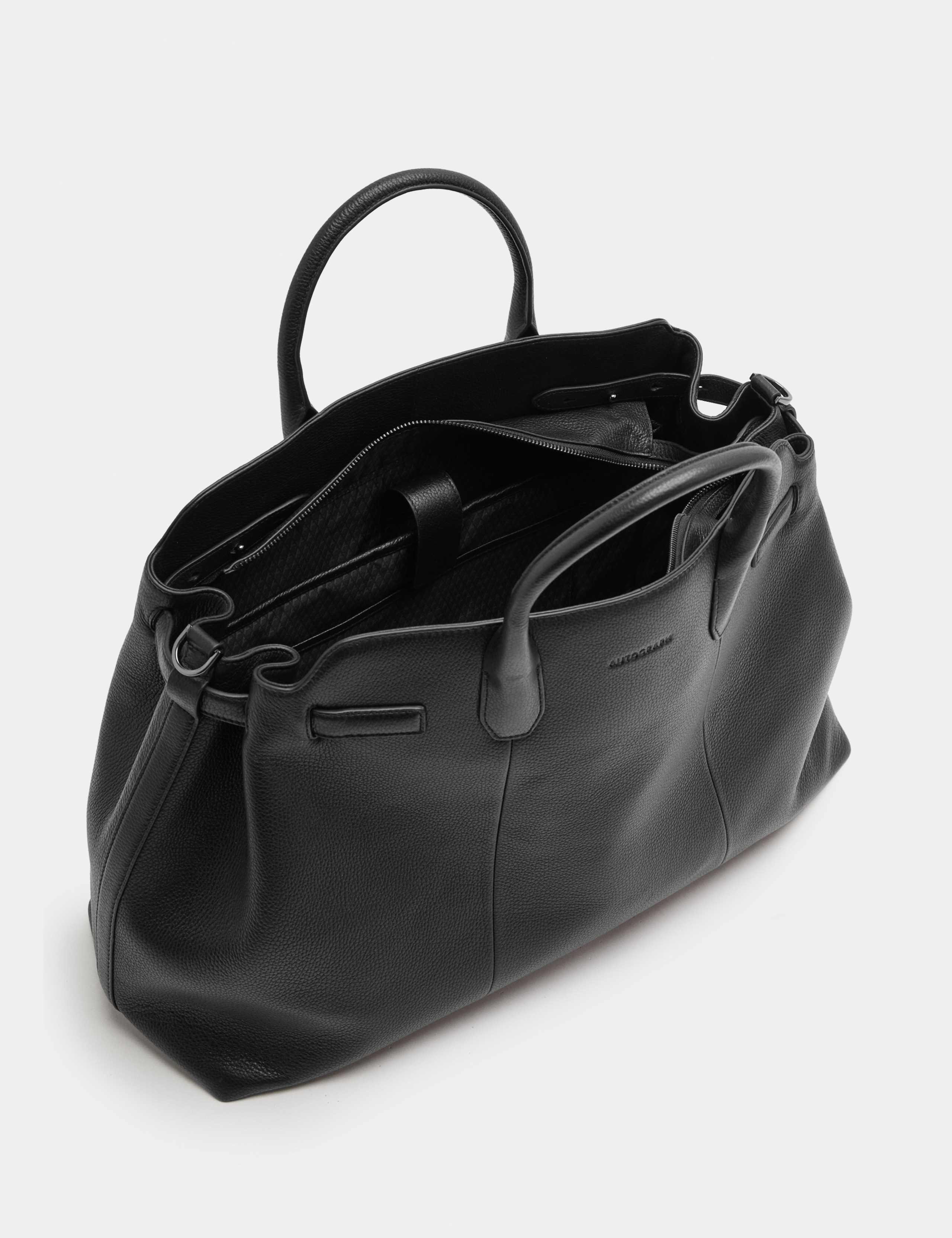 Leather Pebble Grain Weekend Bag 3 of 3