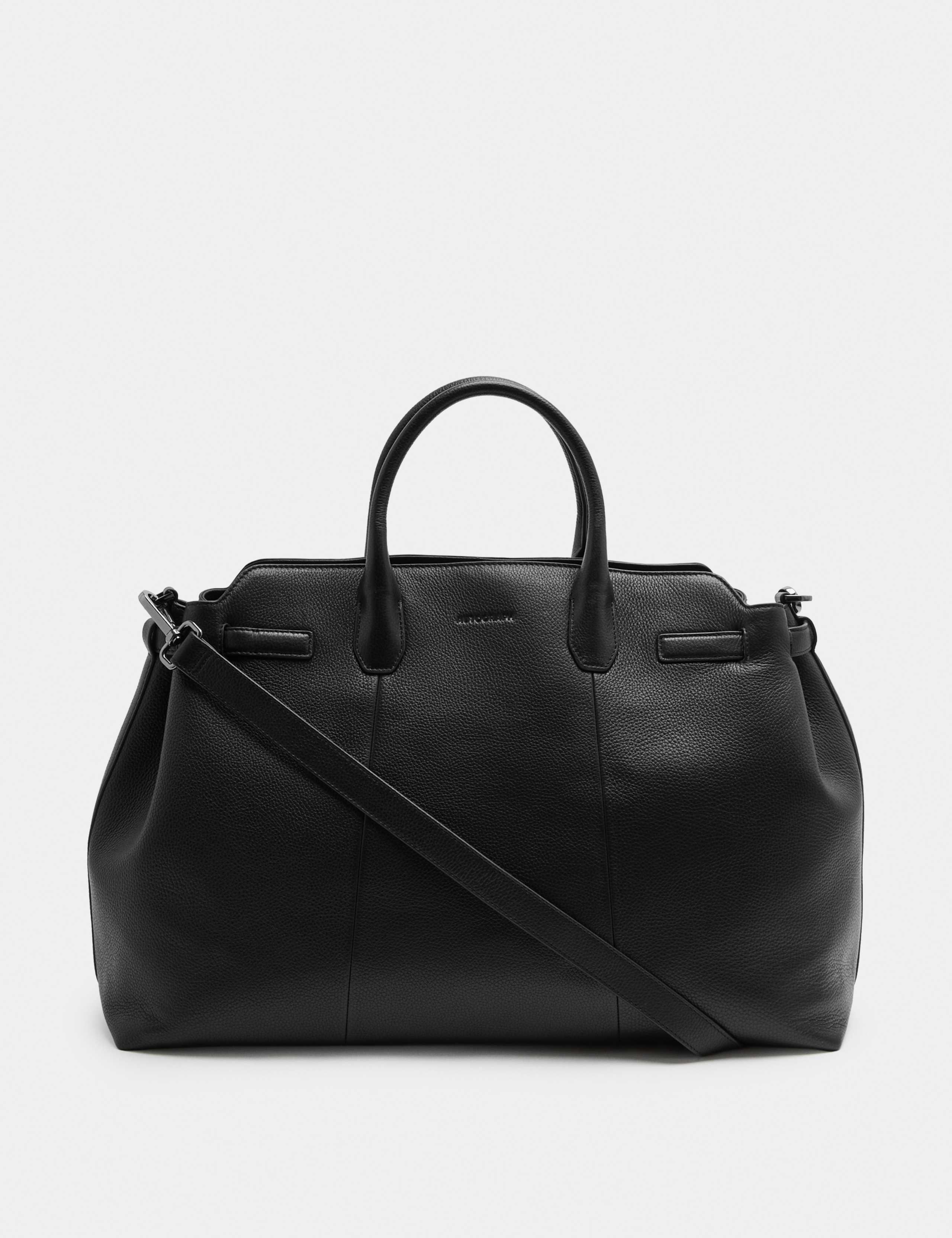 Leather Pebble Grain Weekend Bag 1 of 3