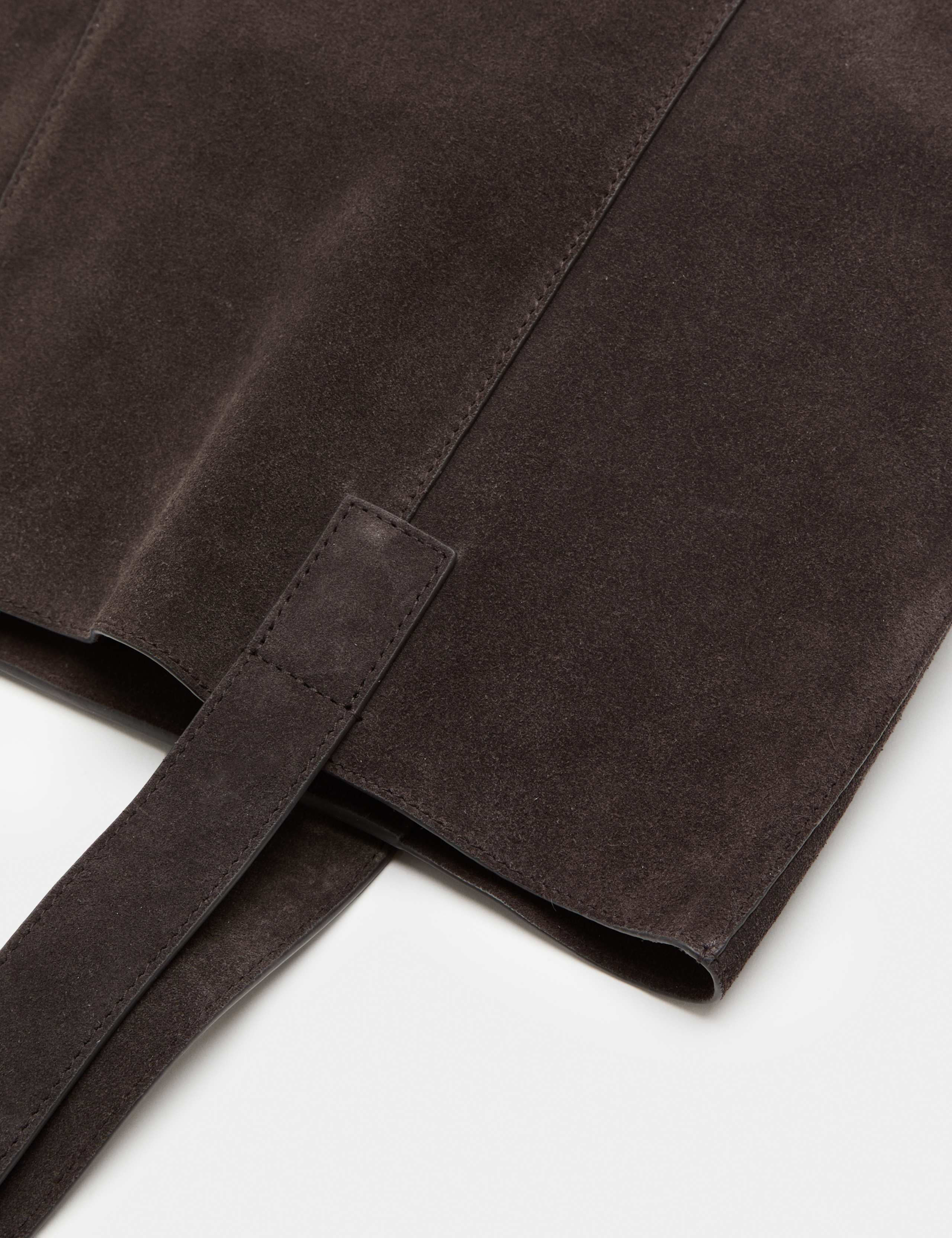 Suede Tote Bag 2 of 3