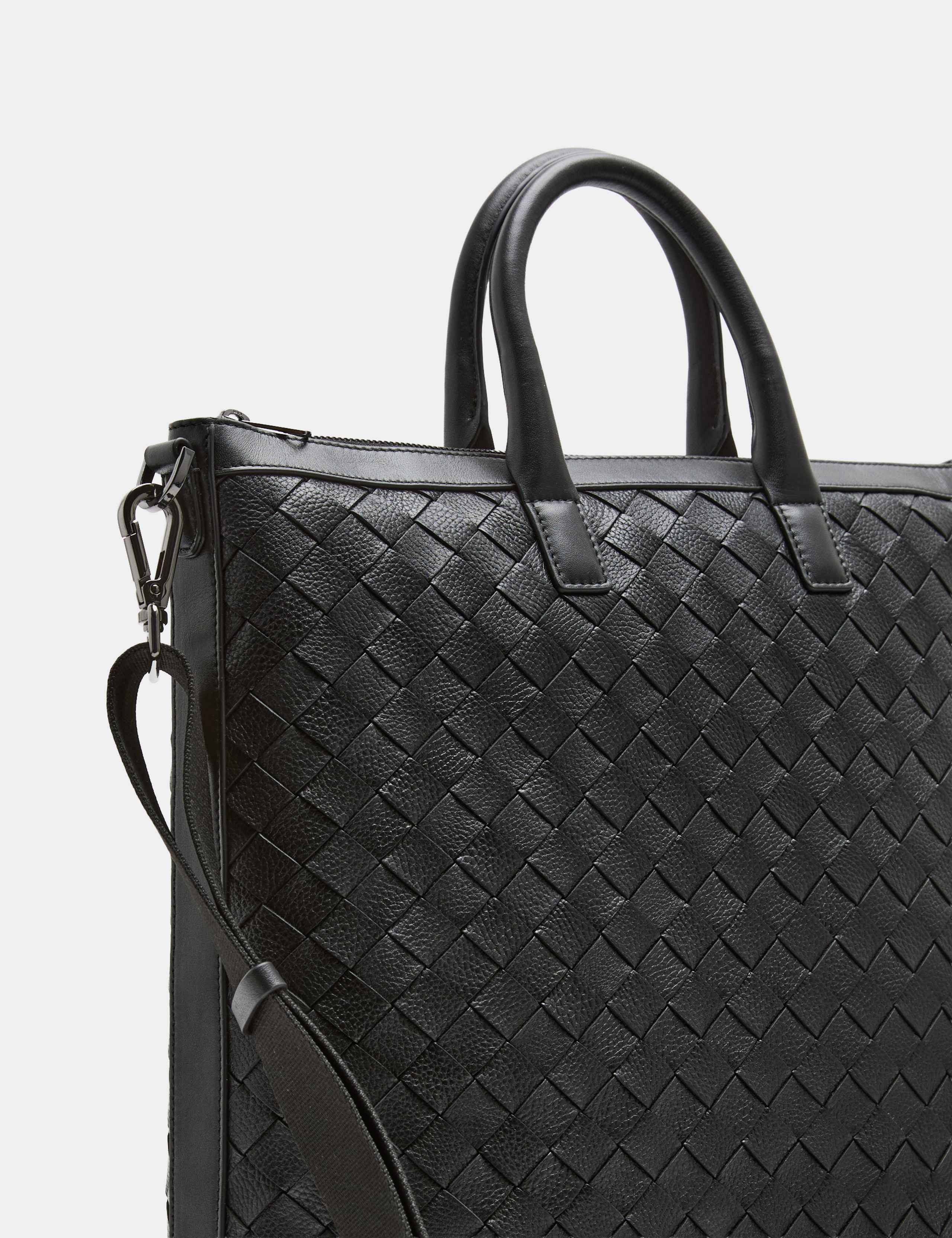 Leather Zip Tote Bag 2 of 3