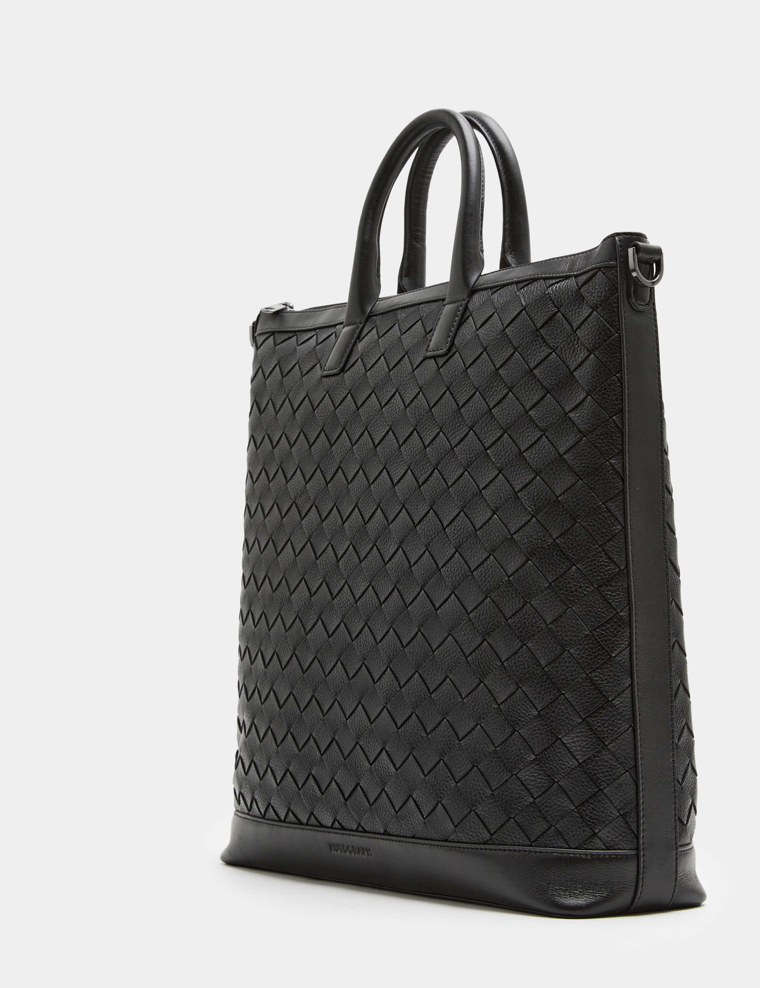 Leather Zip Tote Bag 3 of 3