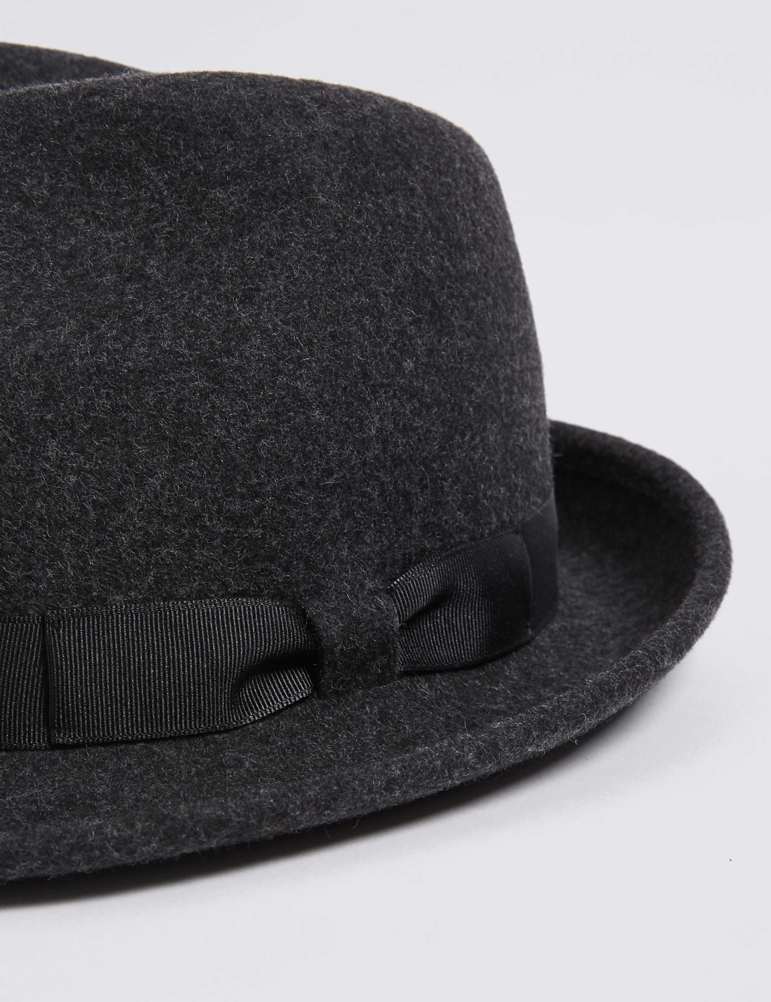 Pure Wool Felt Trilby Hat with Stormwear™ 3 of 4
