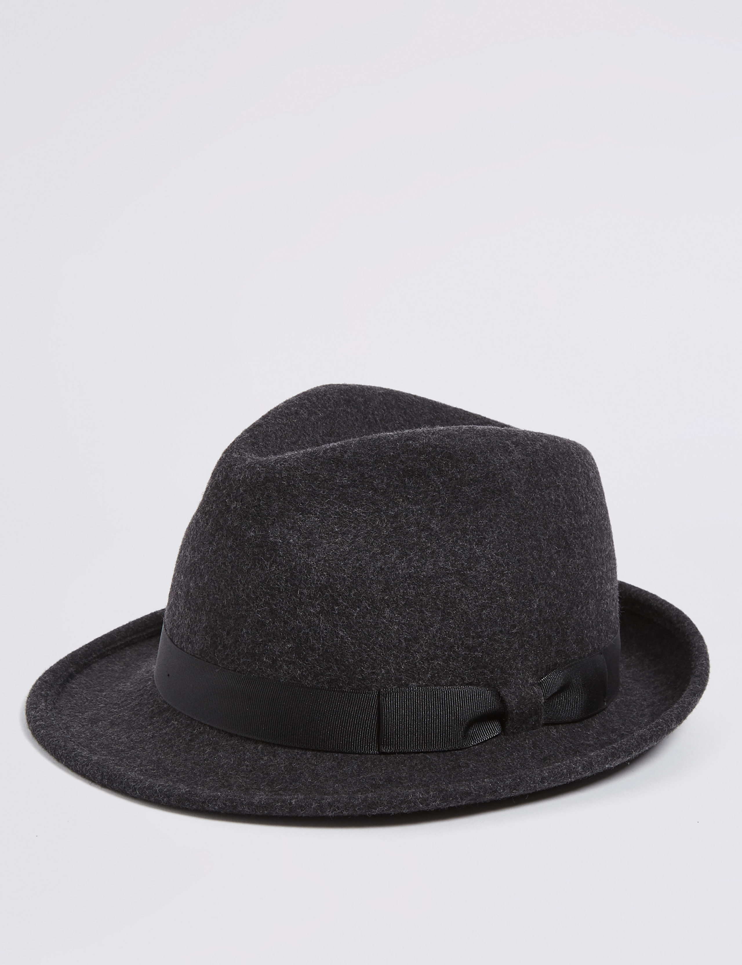 Pure Wool Felt Trilby Hat with Stormwear™ 2 of 4
