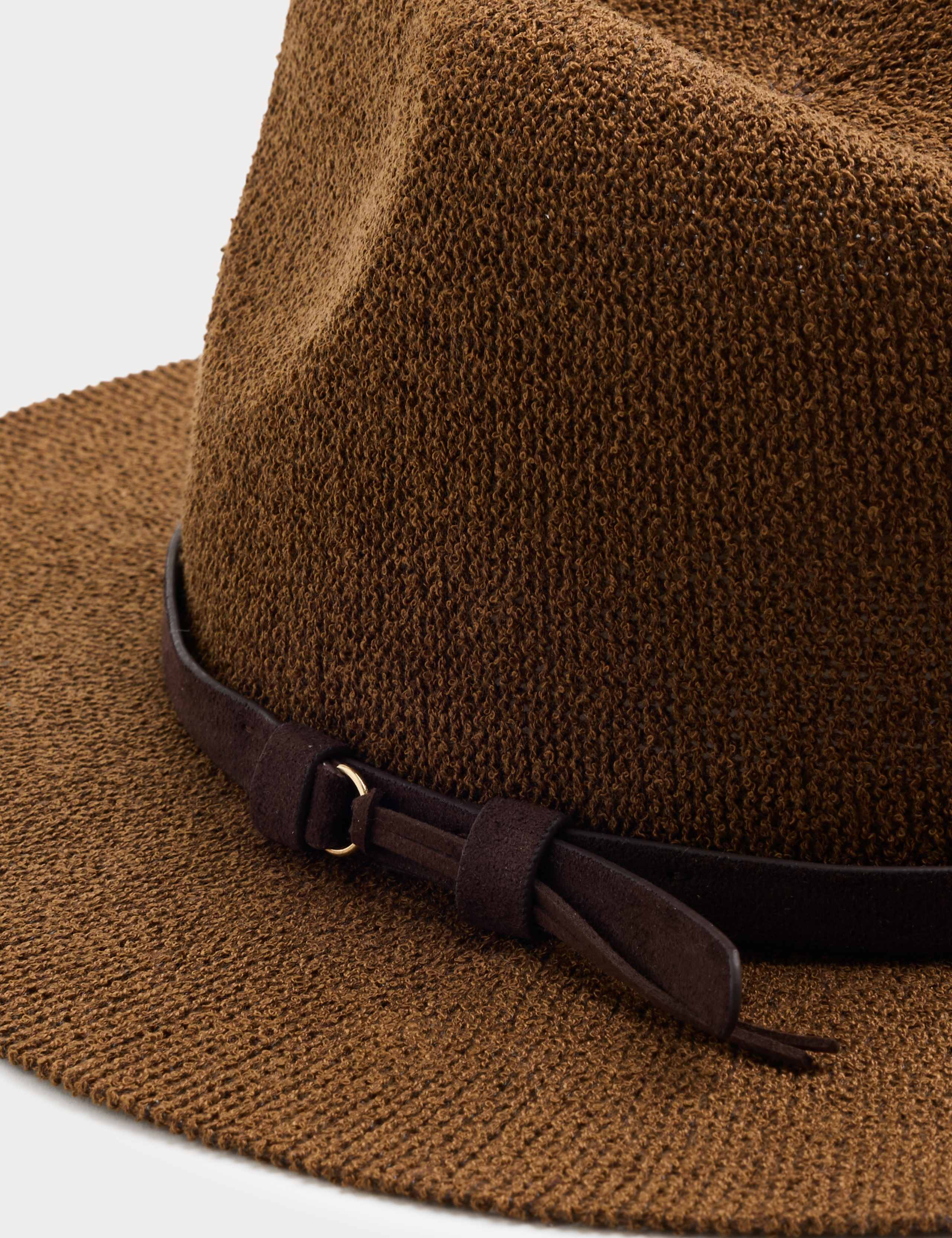 Knitted Broad Brim Hat 2 of 2