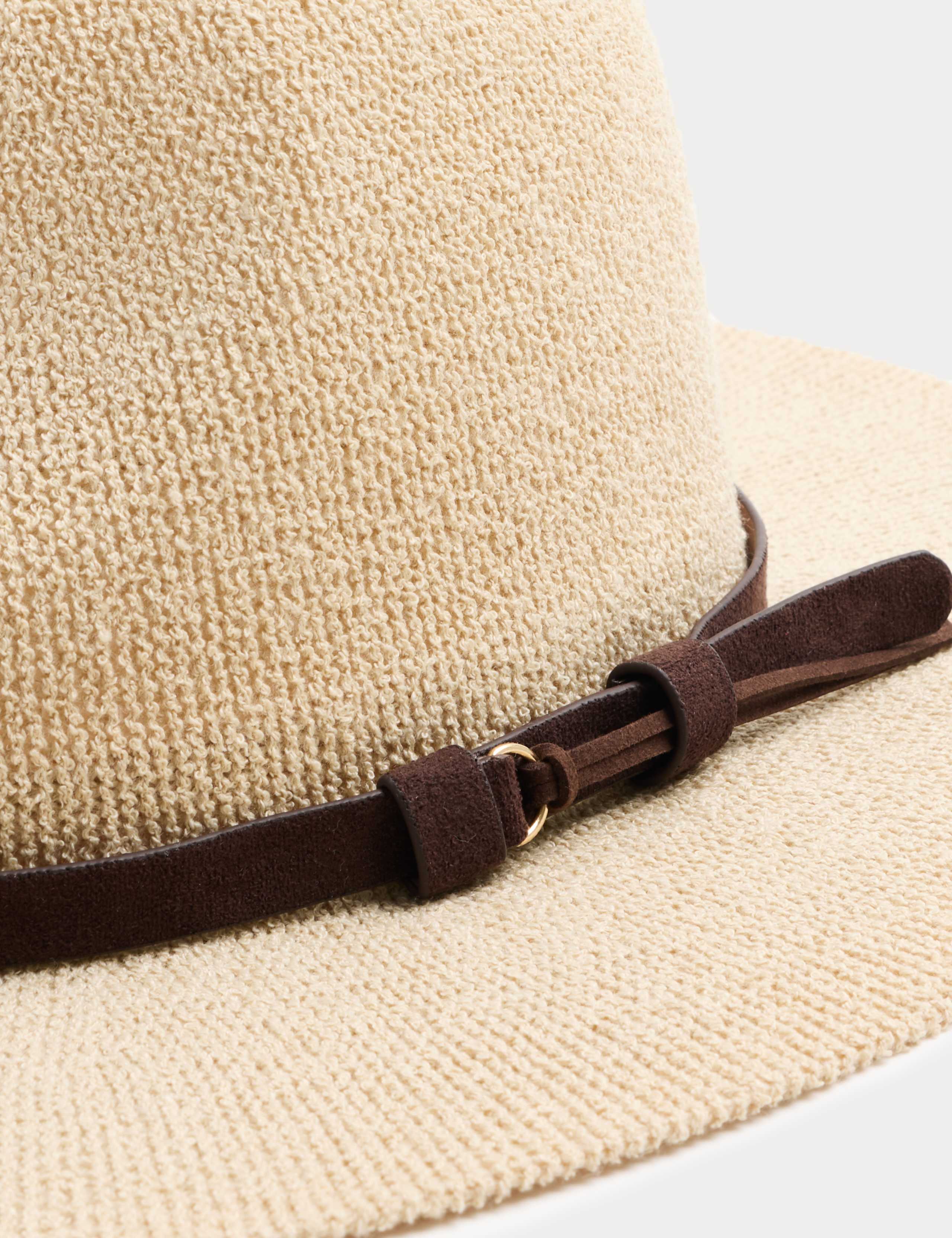 Knitted Broad Brim Hat 2 of 2