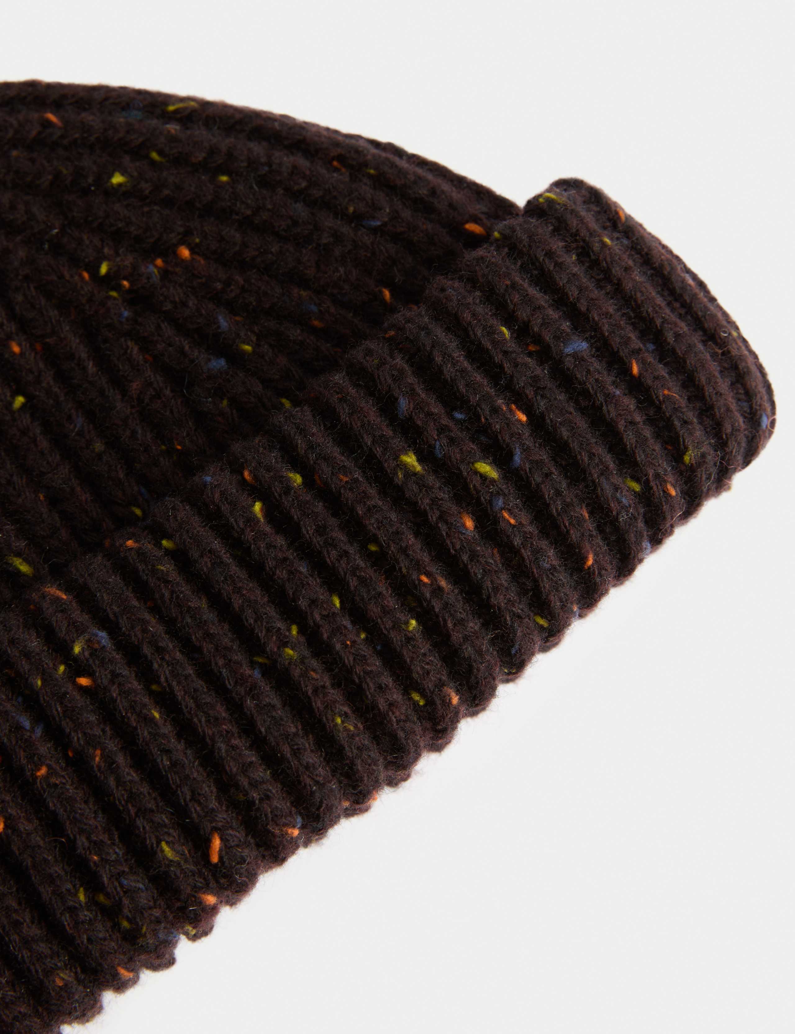 Fisherman Ribbed Beanie Hat 2 of 2