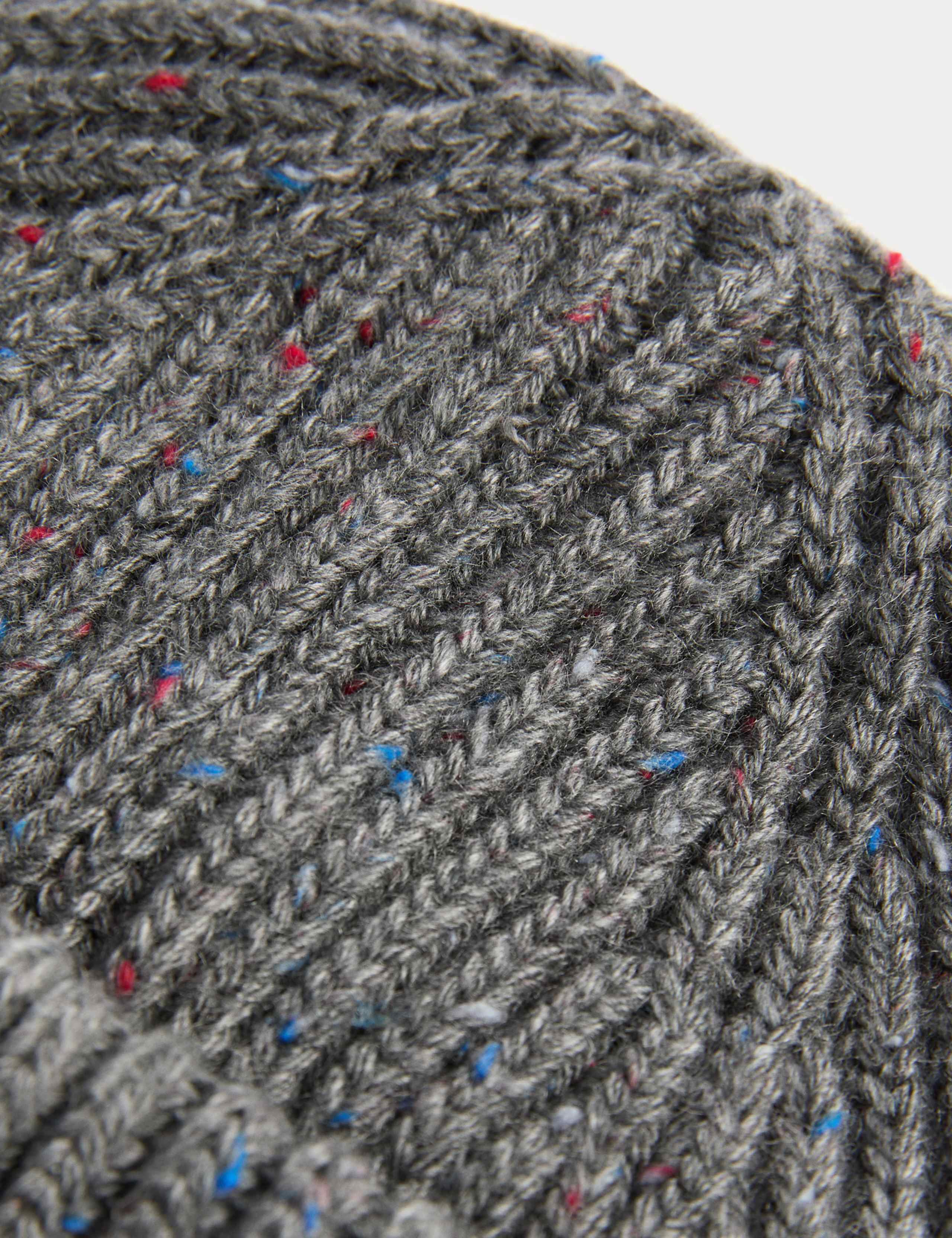 Fisherman Ribbed Beanie Hat 2 of 2