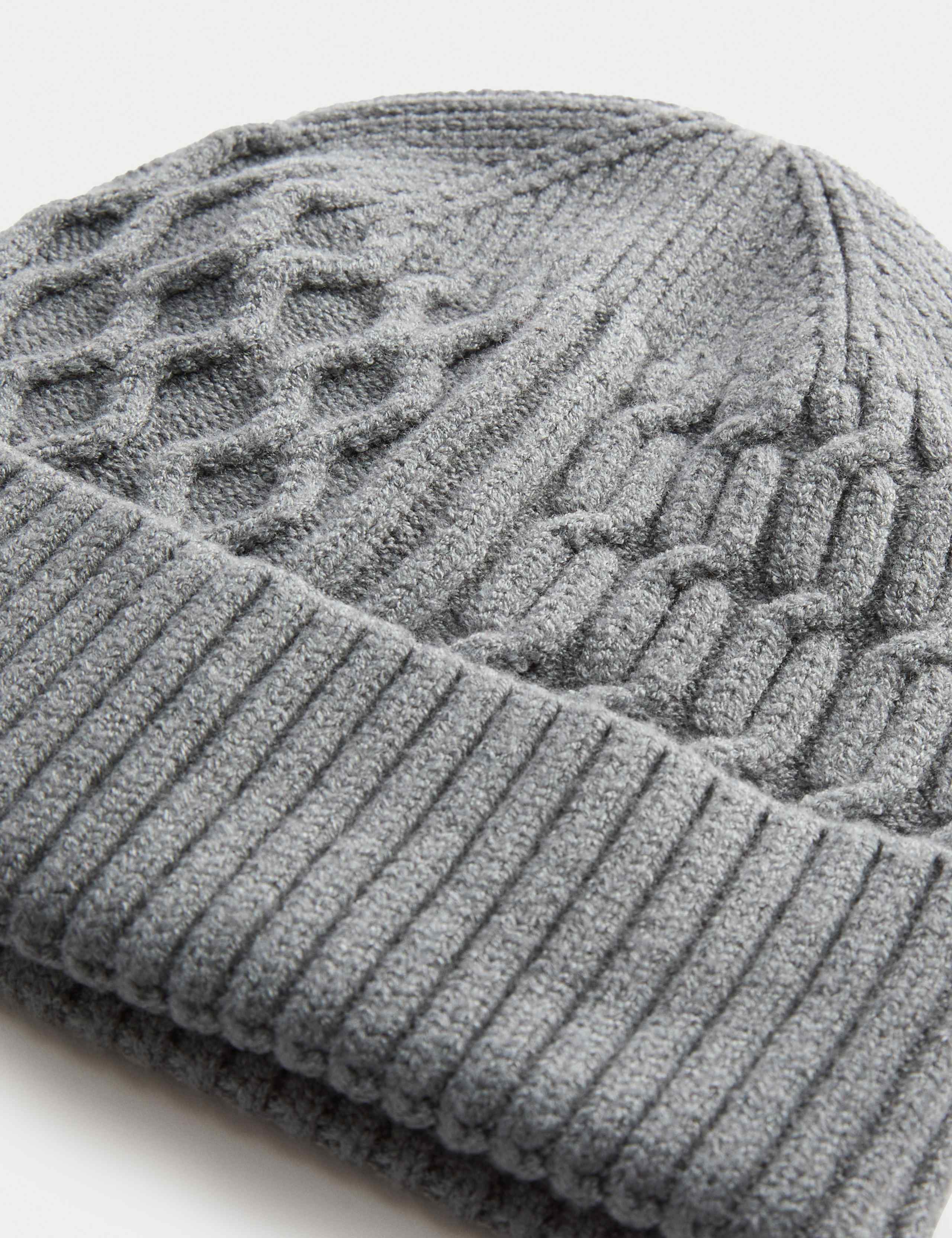Cable Knit Beanie 2 of 2