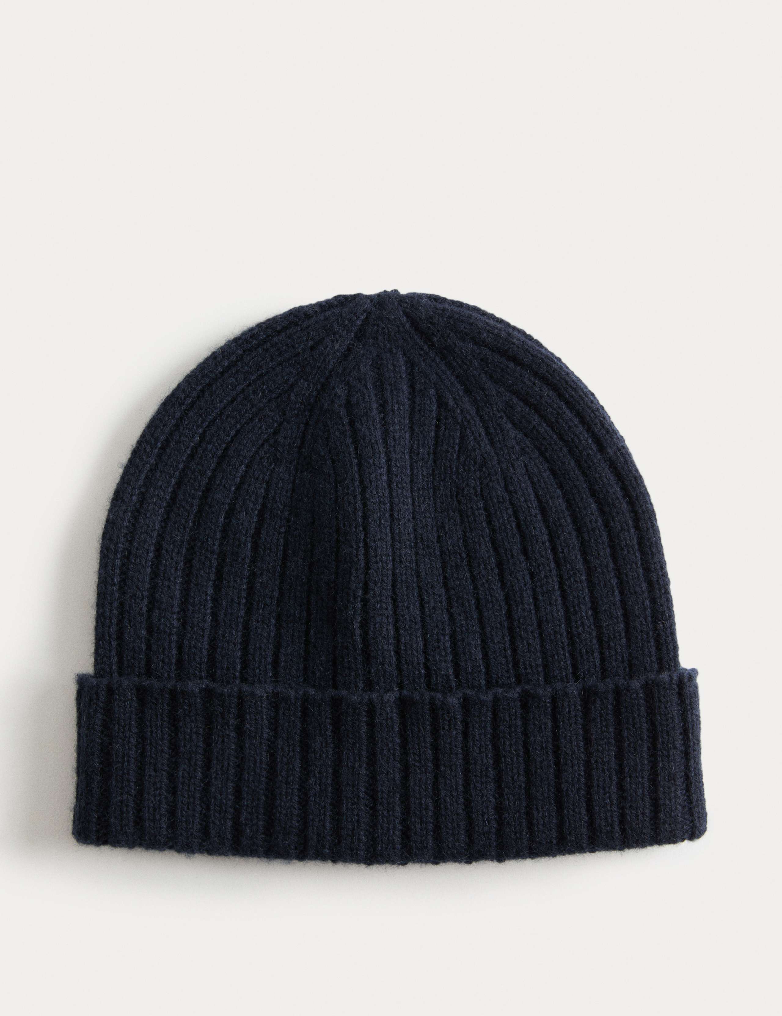 Pure Cashmere Knitted Beanie Hat 1 of 1