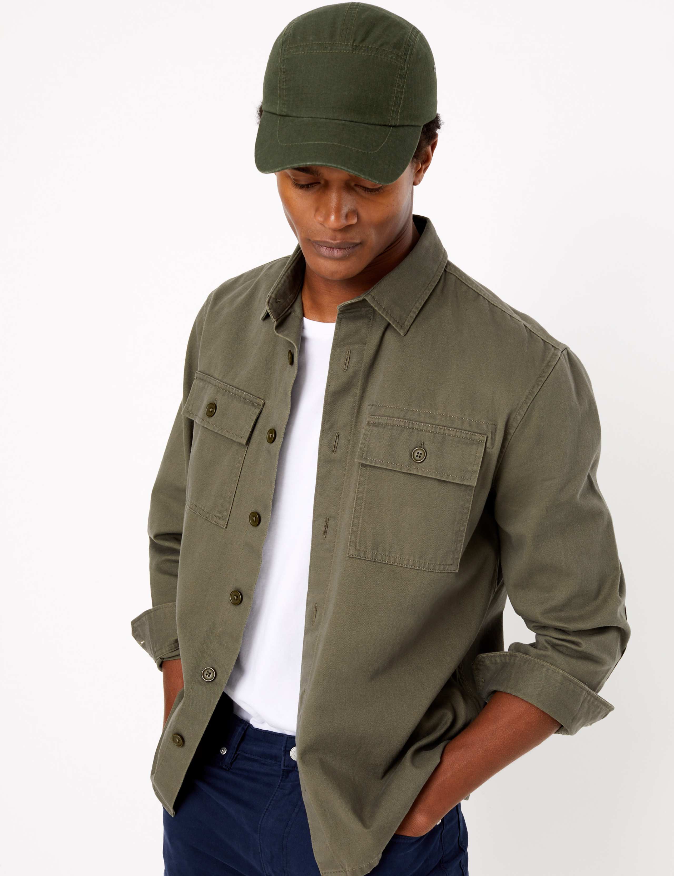 Washed 5 Panel Baseball Cap 1 of 3