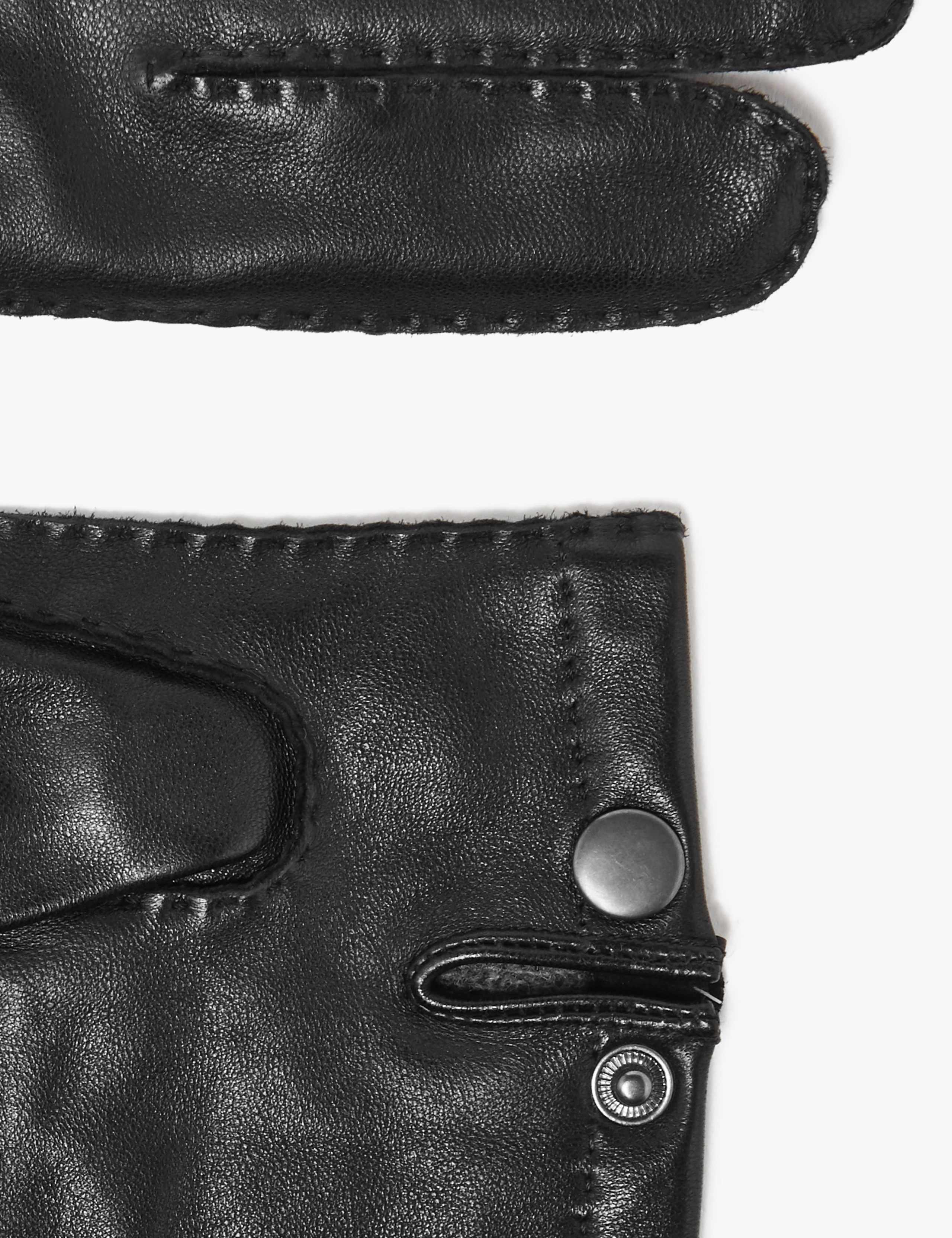 Cashmere Lined Leather Gloves 2 of 2